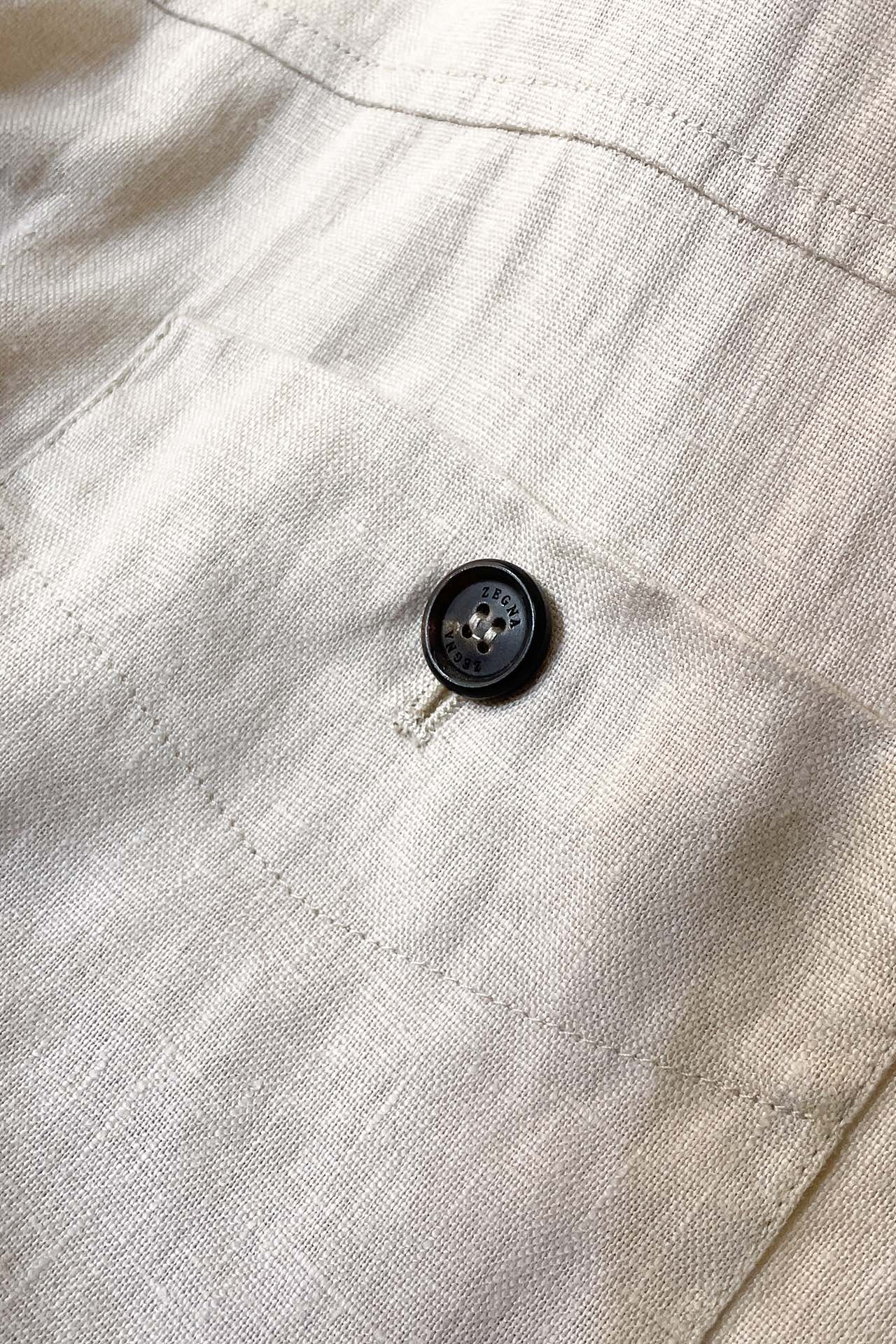  K081 ZS🔥ZEGNA●杰尼亚 2025开春新品翻领半袖亚麻外套，法式慵懒老钱风穿搭！夏日叠穿神器