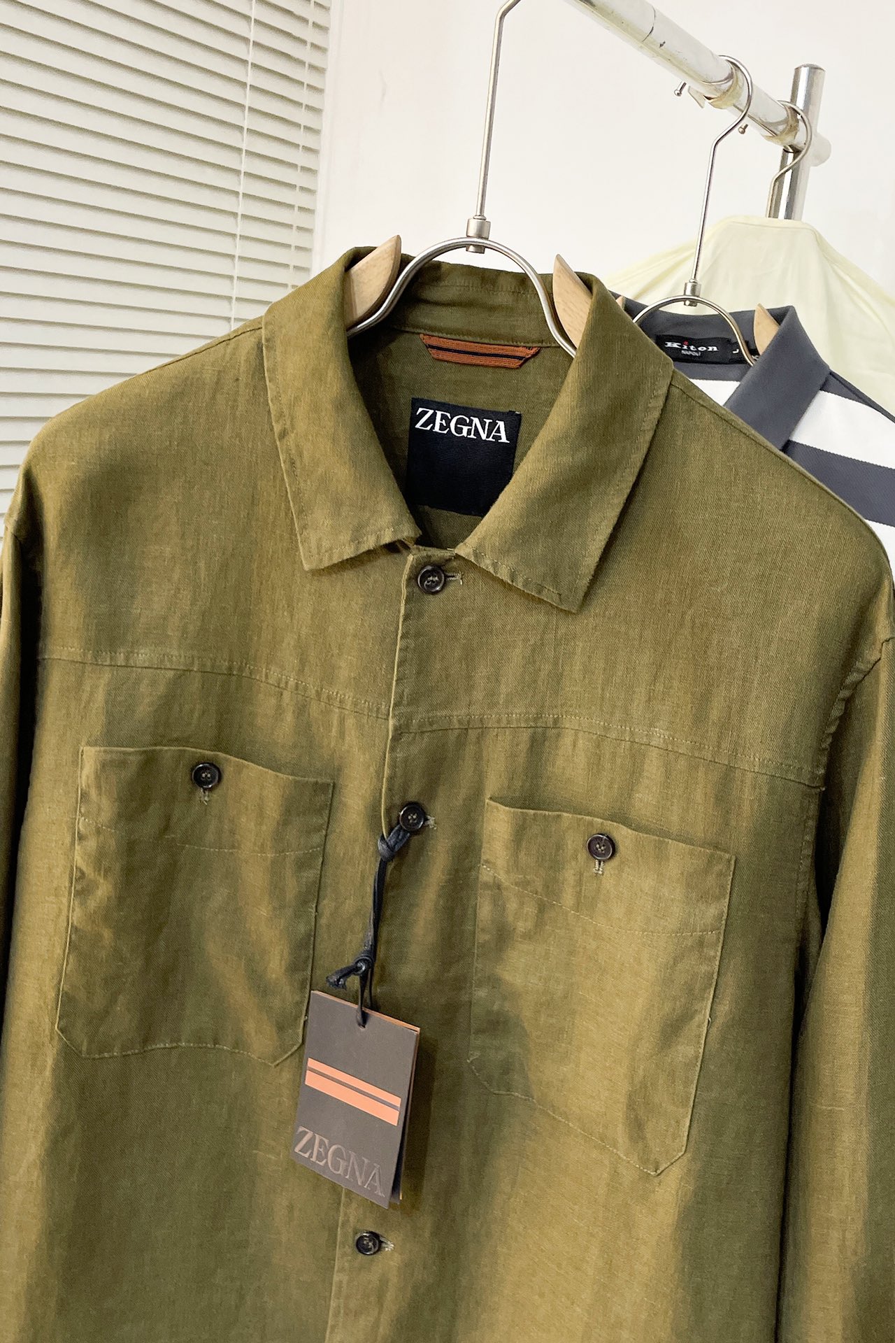  K083 ZS🔥Zegna 2025ss早春新款发布❤️杰尼亚翻领夹克外套，春季爆款外套，穿上就是舒适