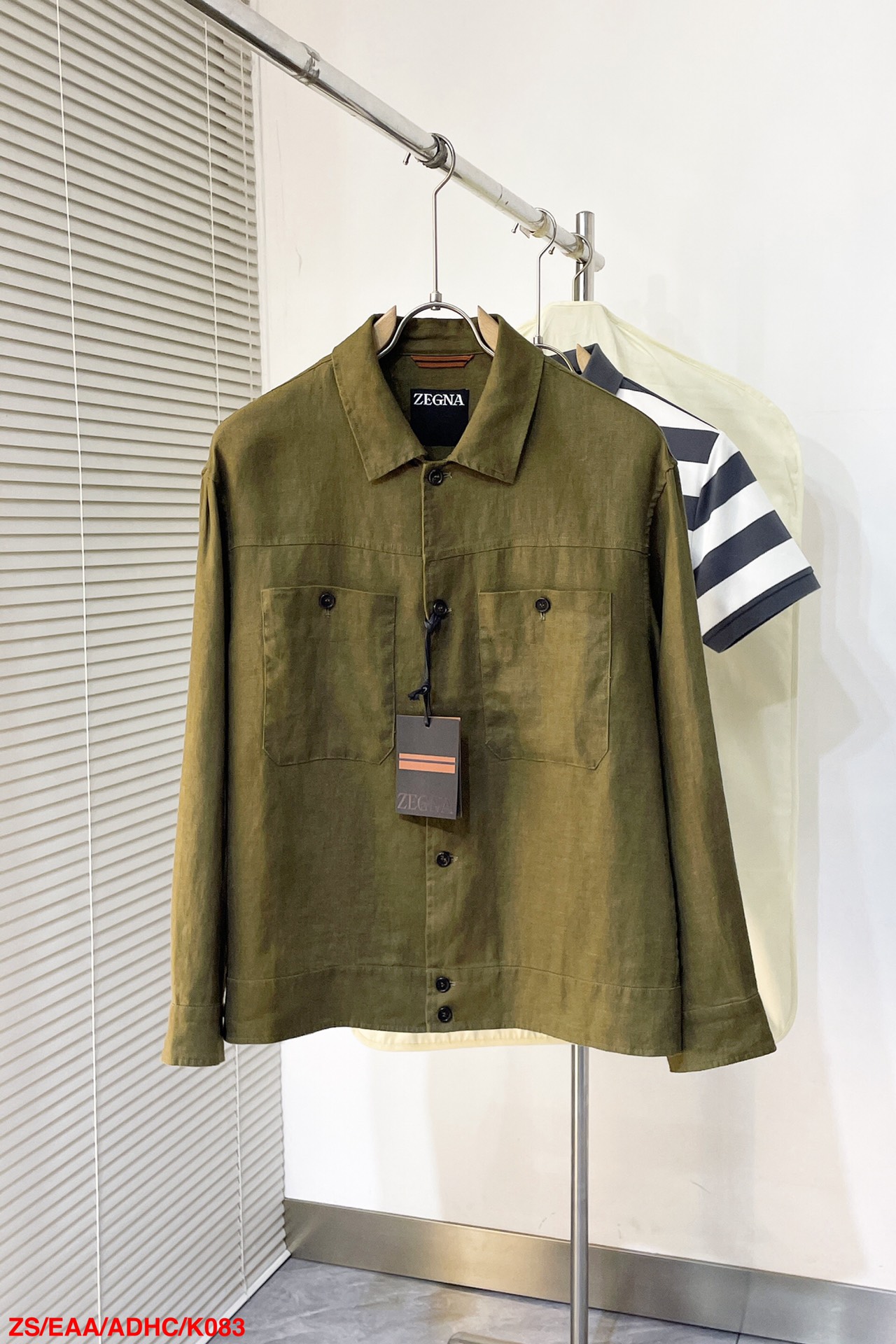  K083 ZS🔥Zegna 2025ss早春新款发布❤️杰尼亚翻领夹克外套，春季爆款外套，穿上就是舒适