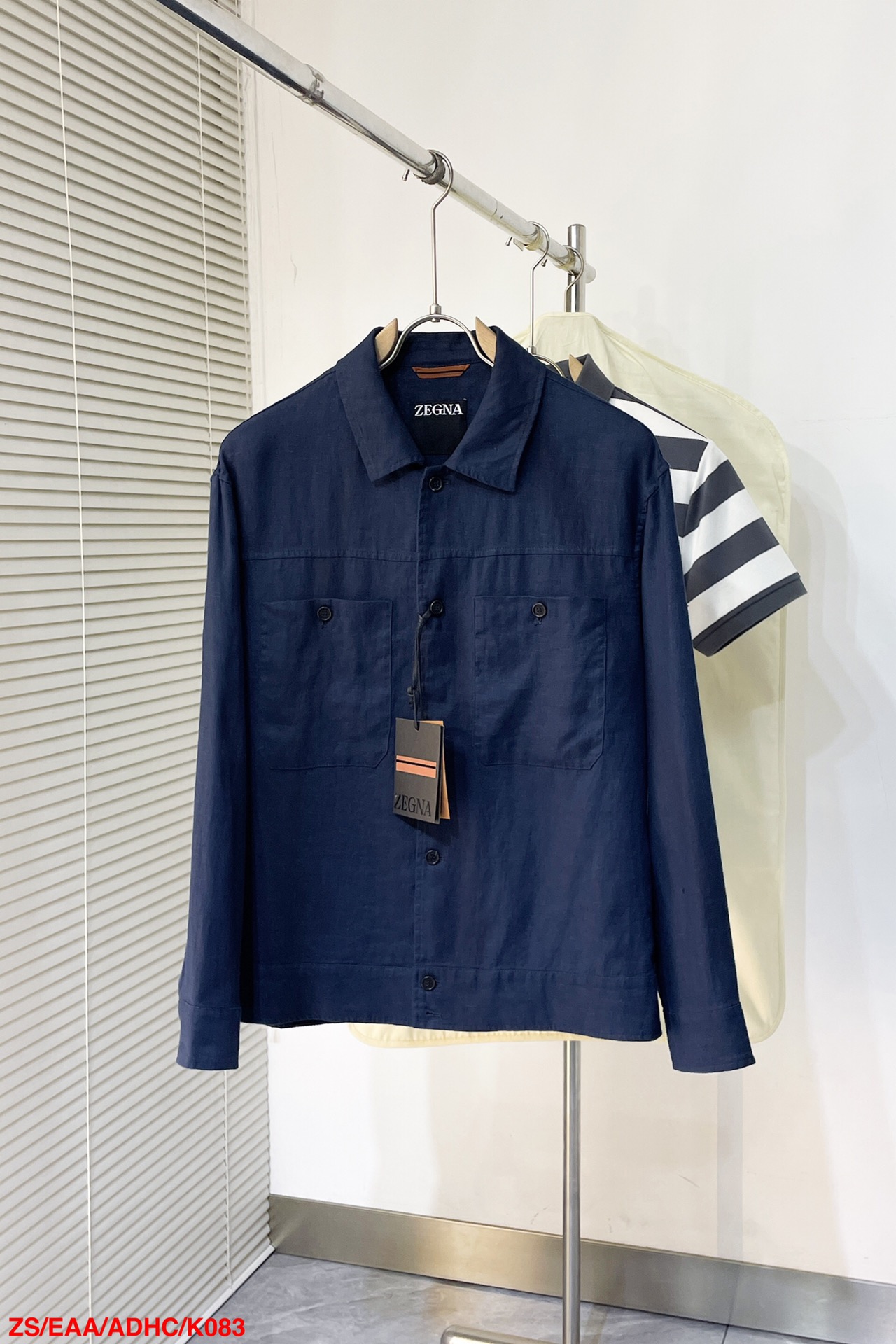  K083 ZS🔥Zegna 2025ss早春新款发布❤️杰尼亚翻领夹克外套，春季爆款外套，穿上就是舒适