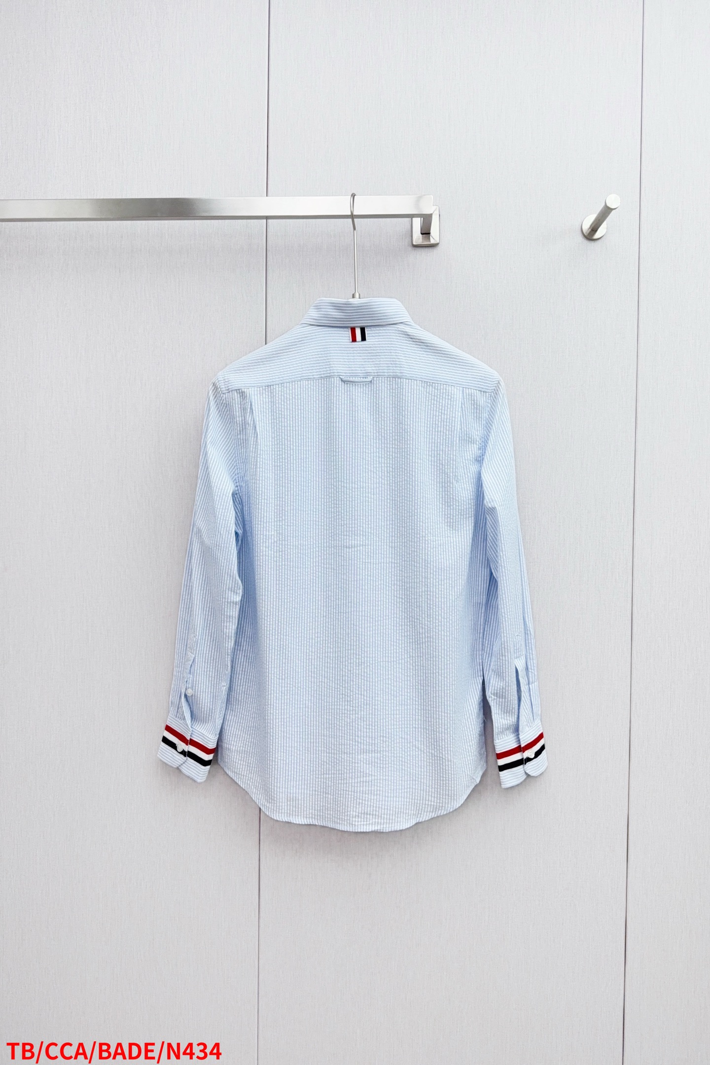 Thom Browne New Season Classic Striped Double-Sleeve Oxford Shirt - 图片 2