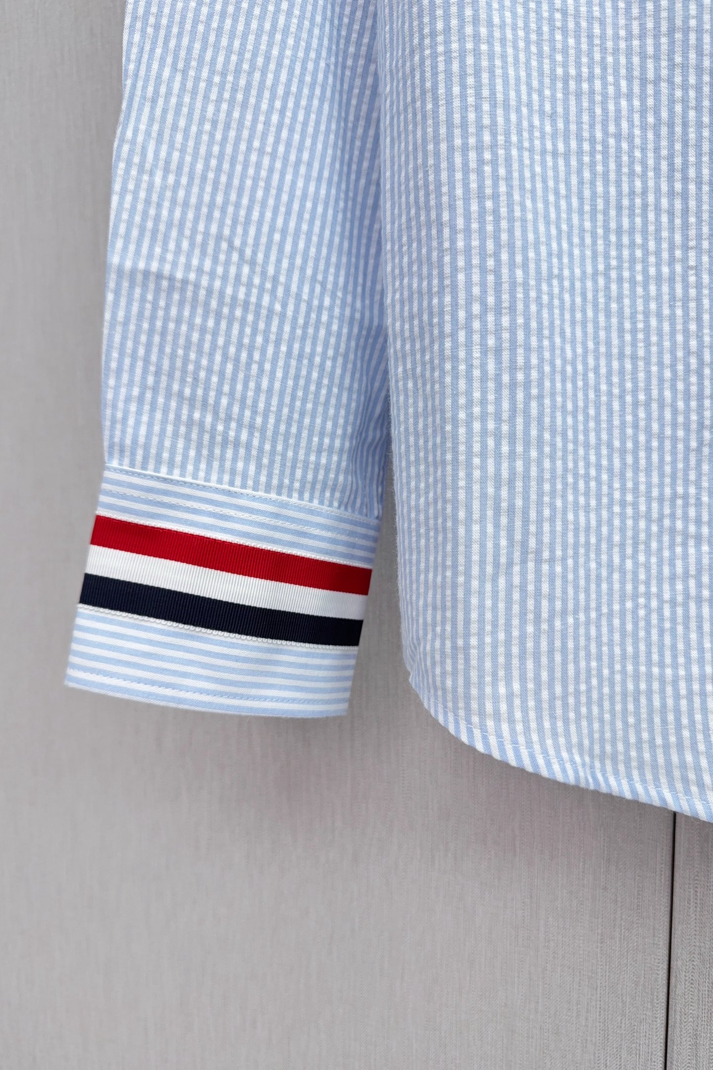 Thom Browne New Season Classic Striped Double-Sleeve Oxford Shirt - 图片 6
