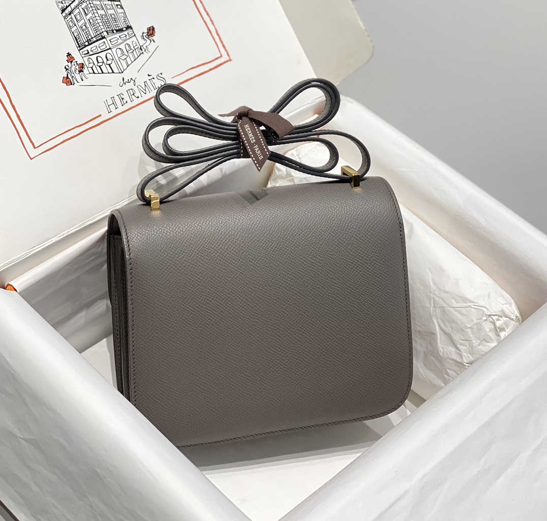 Hermès 25 hand-stitched Hermes new style [with mirror]Constance