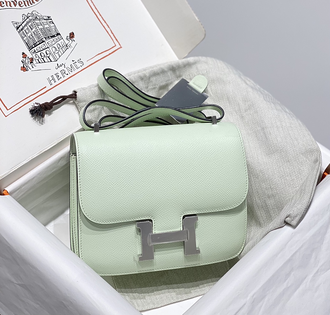 Hermès 25 hand-stitched Hermes new style [with mirror]Constance