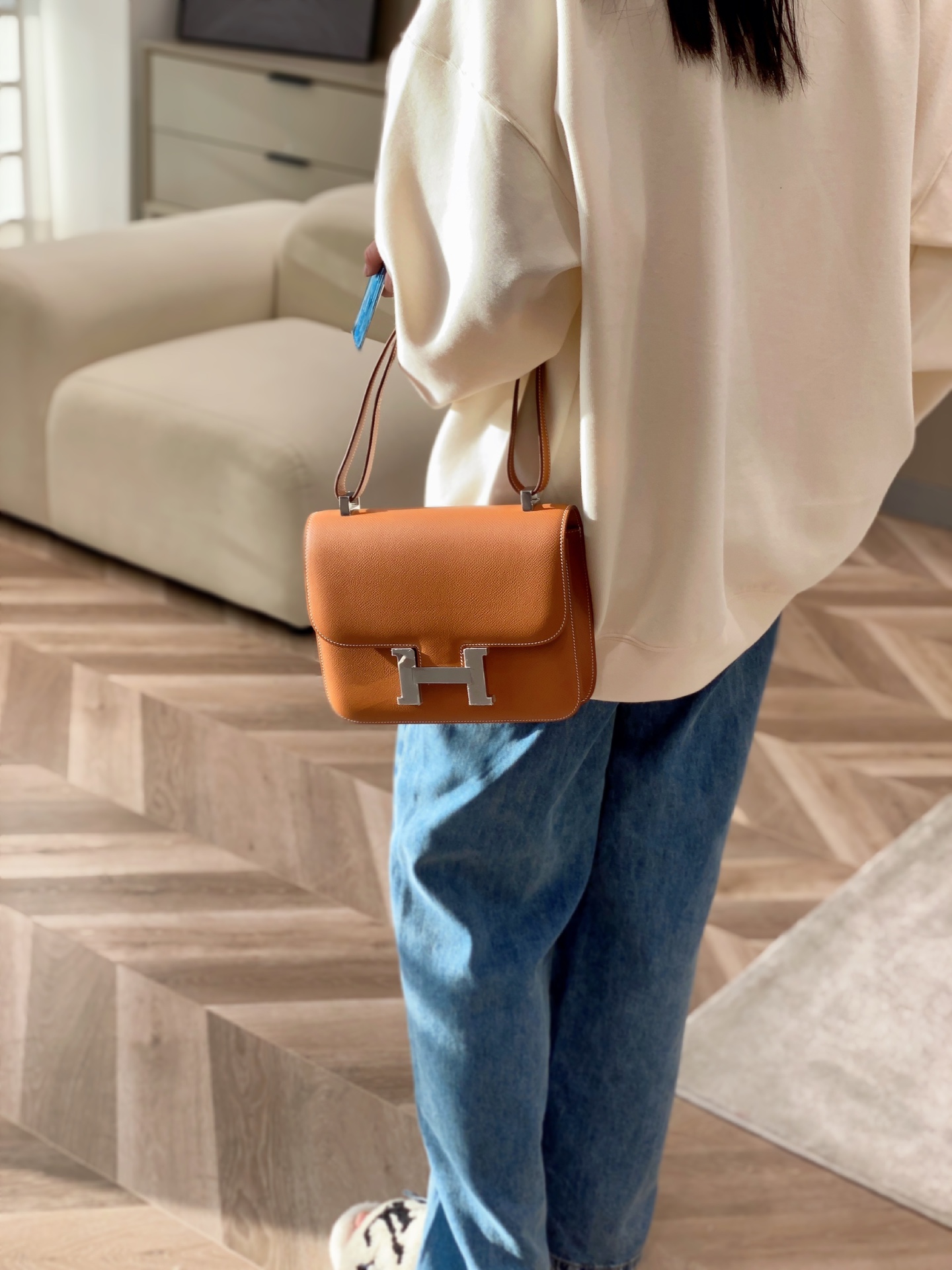 Moynat Classic Handcrafted Luxury Leather Shoulder Bag Ref.7AB8B23F 2