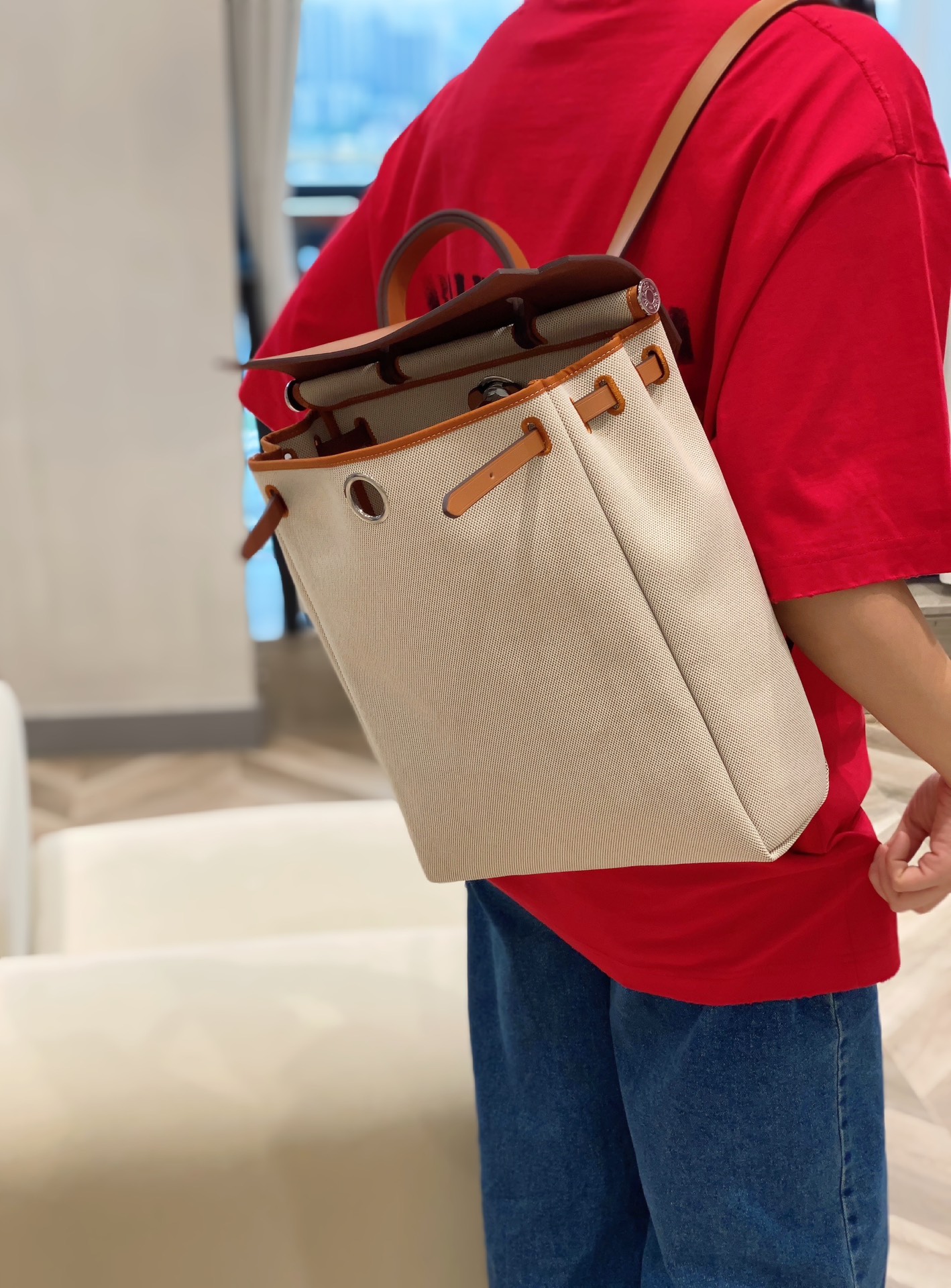 Hermès herbag backpack