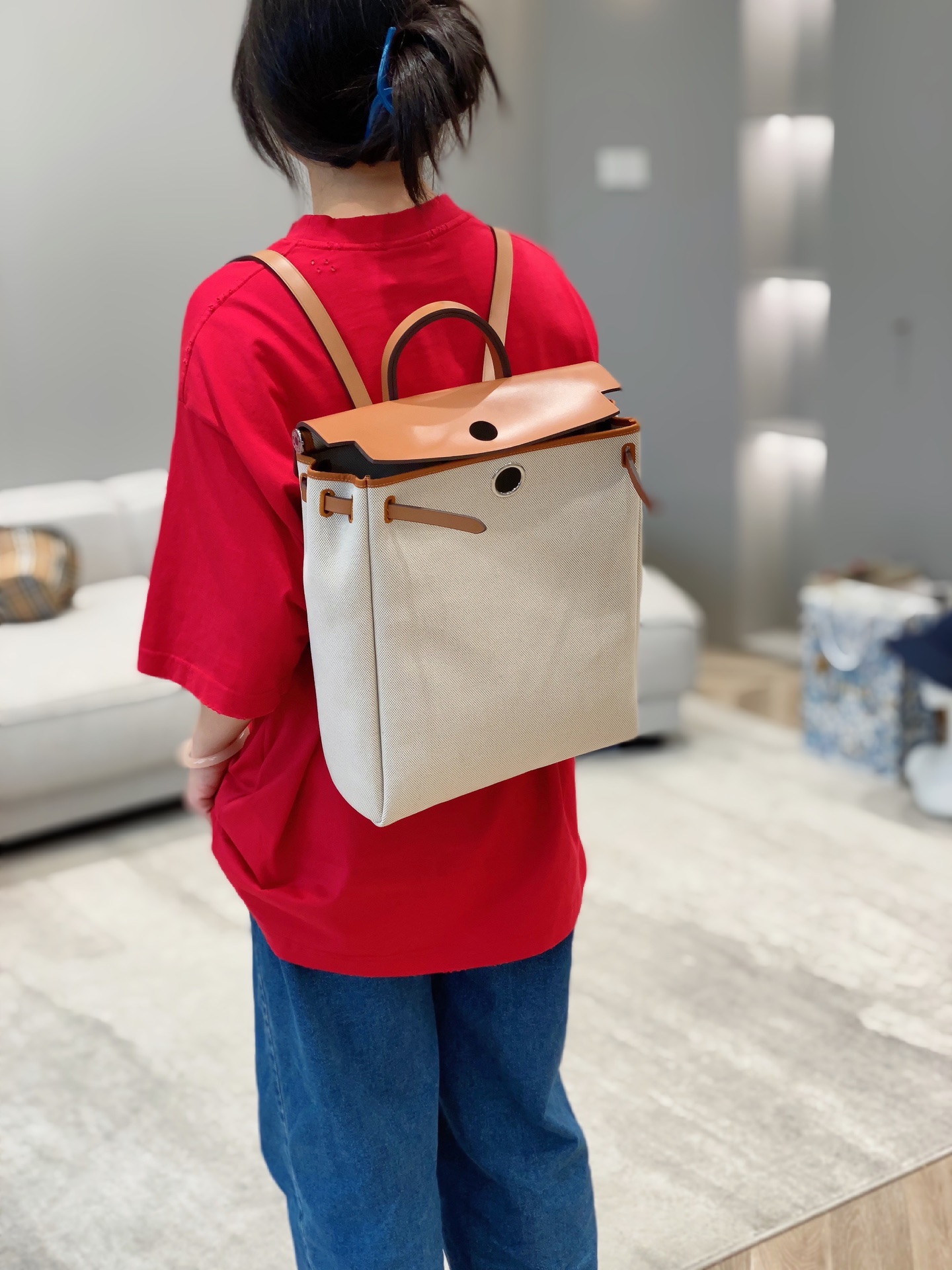 Hermès herbag backpack