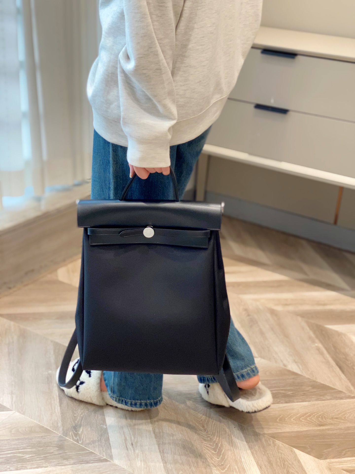 Hermès herbag backpack