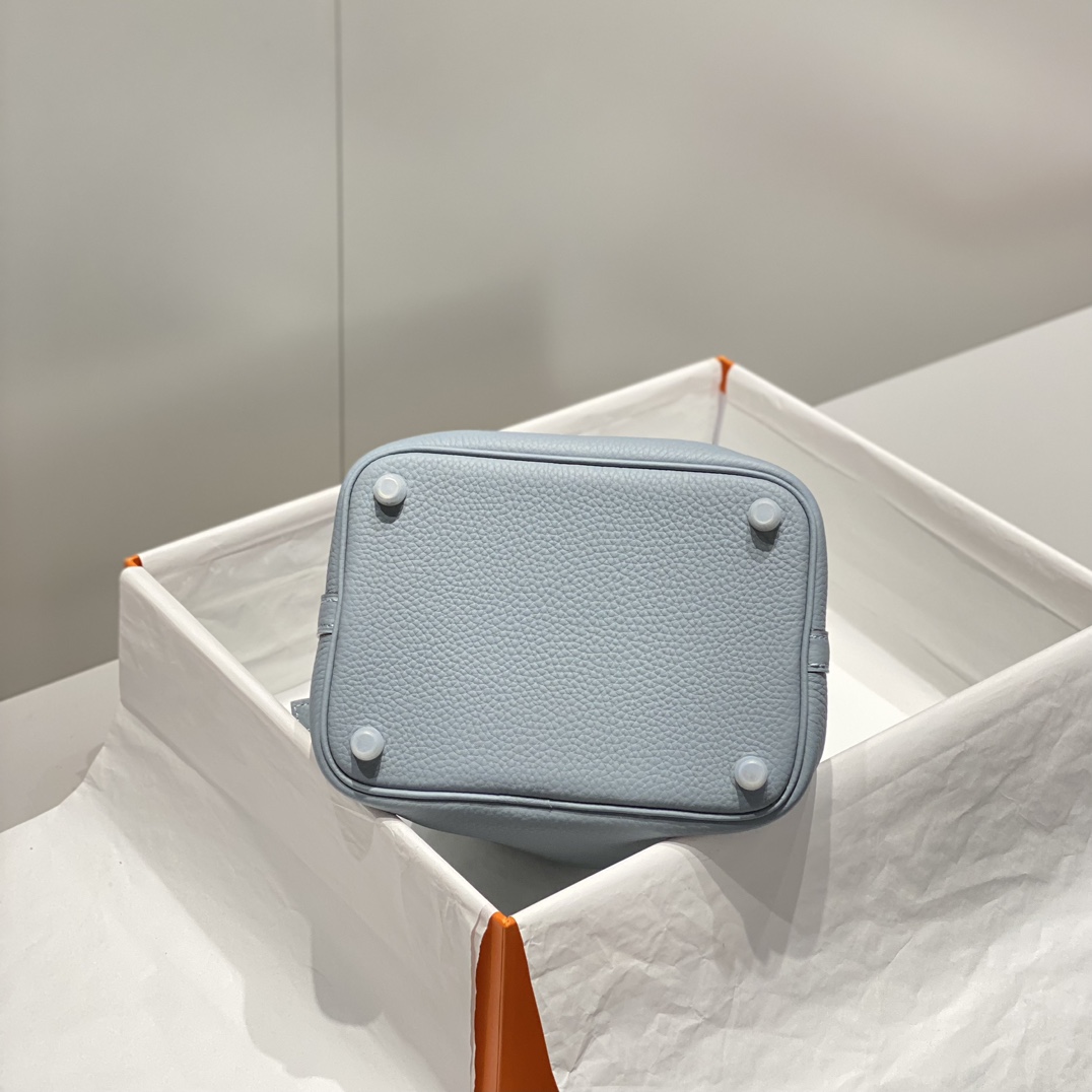 Hermes Picotin Lock 18 Bag - Blue Leather, Silver Hardware - Stylish & Durable 5 i1716527014 6246 8