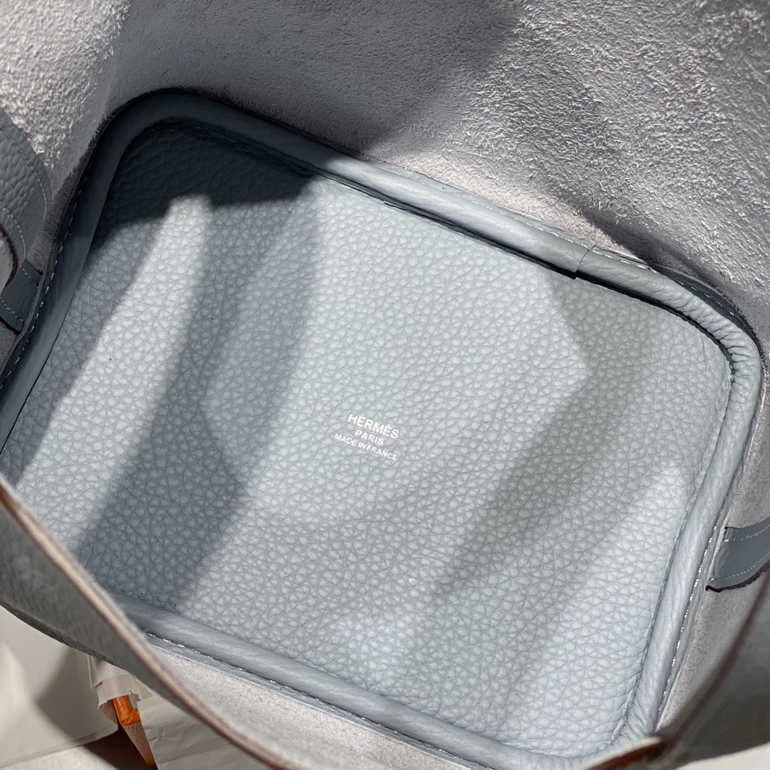 Hermes Picotin Lock 18 Bag - Blue Leather, Silver Hardware - Stylish & Durable 9 i1716527014 6529 0