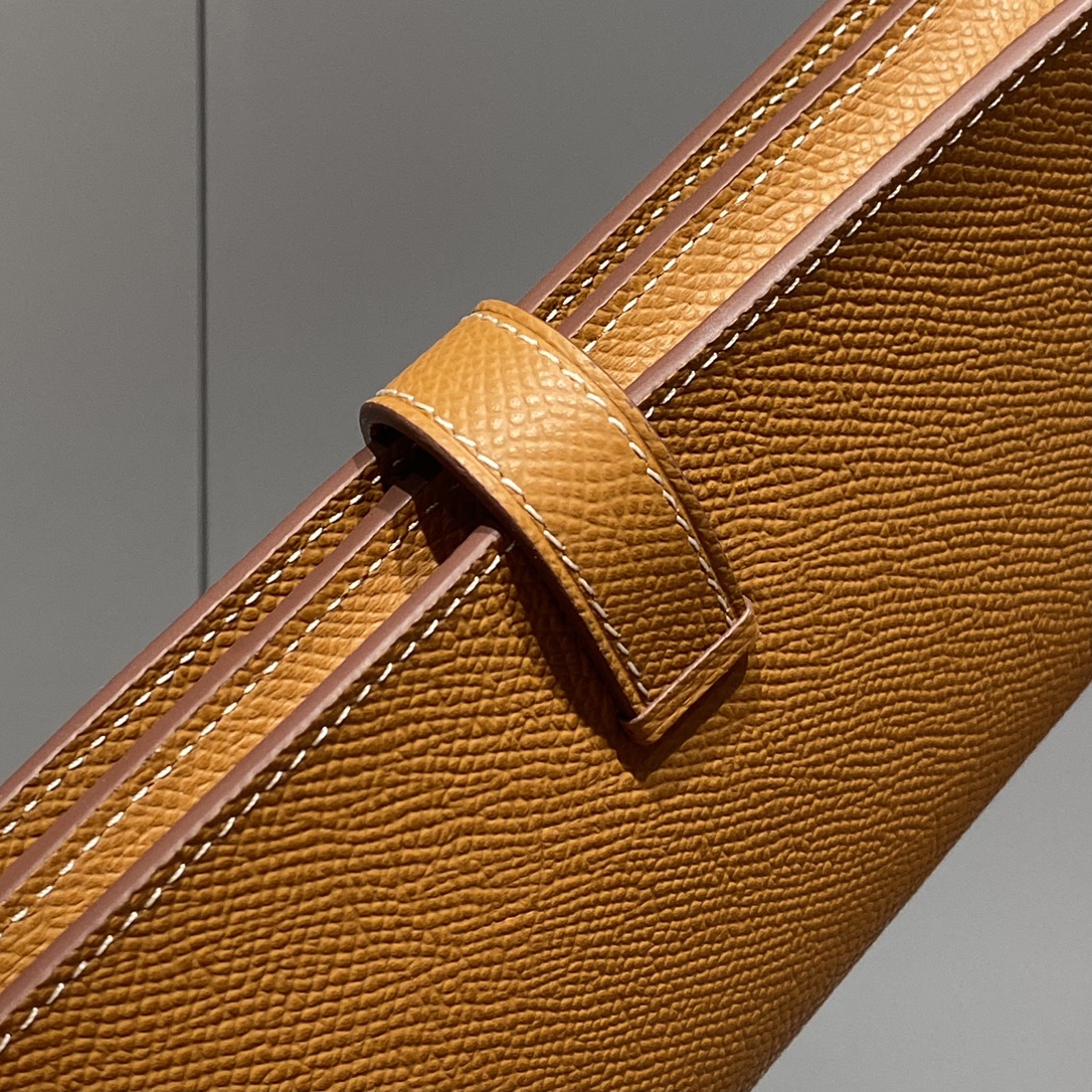 Hermès Suit Buckle Epsom Leather Long Wallet with H-Buckle Closure 8 i1725714236 812 0