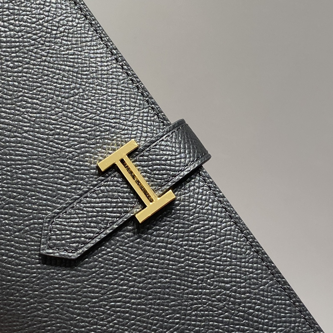 Hermes Epsom Leather Wallet with Gold Hardware - Black 7 i1725714366 4466 0