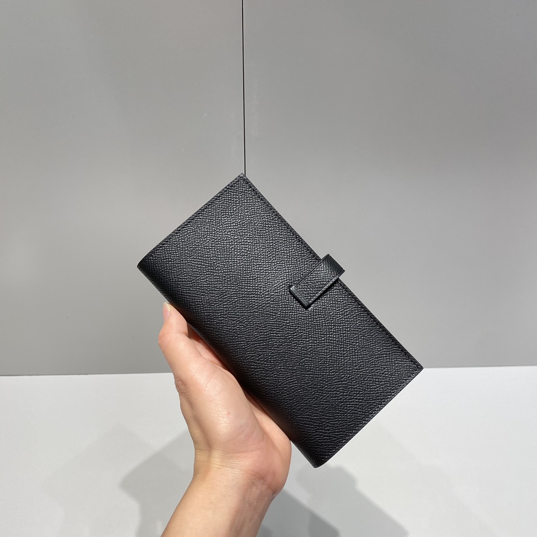 Hermes Epsom Leather Wallet with Gold Hardware - Black 6 i1725714366 8186 0