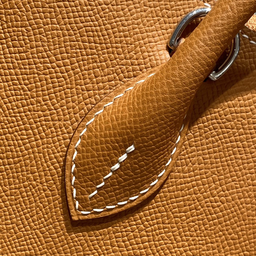 Hermès Bolide 25 Gold Brown Epsom Leather Handbag with Silver Hardware 4 i1731914748 4450 6