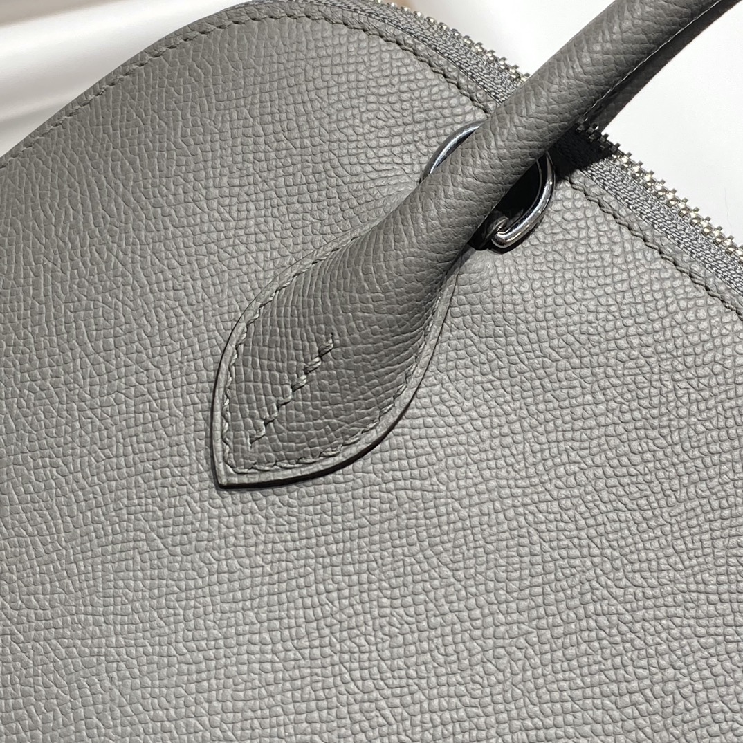 Hermès Bolide 25cm Bag - Étoupe Grey, Silver Hardware, Epsom Leather 5 i1731918892 8138 3