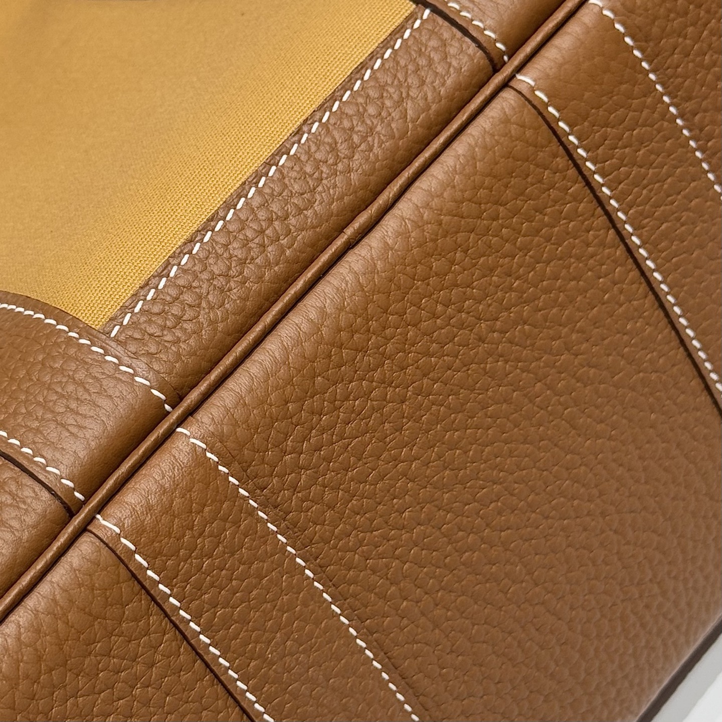 Hermès Garden Party 30 Tote Bag - Gold Brown, Hand-Stitched, Resort Style 4 i1744860220725 6715 0 3