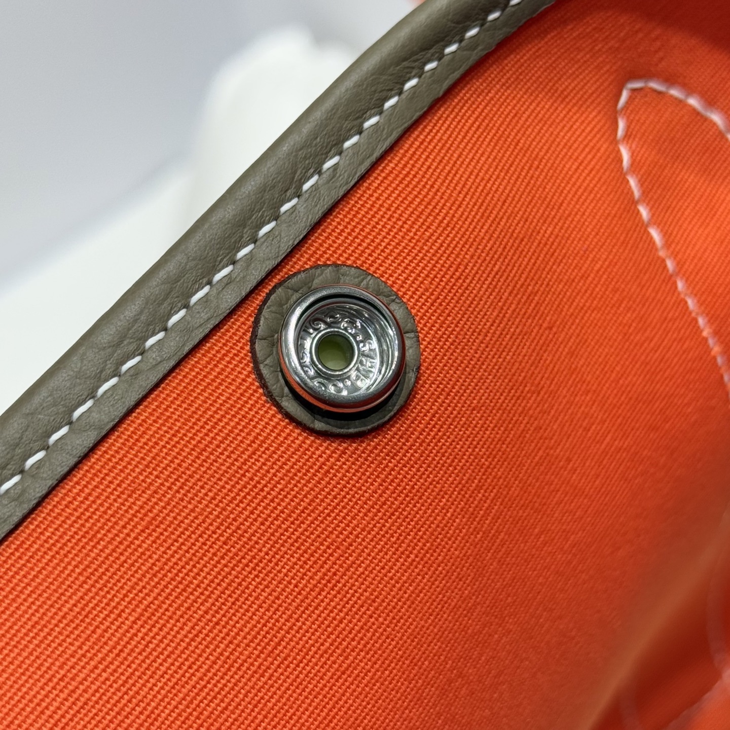 Hermès Garden Party 30 Handbag, Orange and Gray, Crafted with Premium Materials 7 i1744860229135 2828 0 6