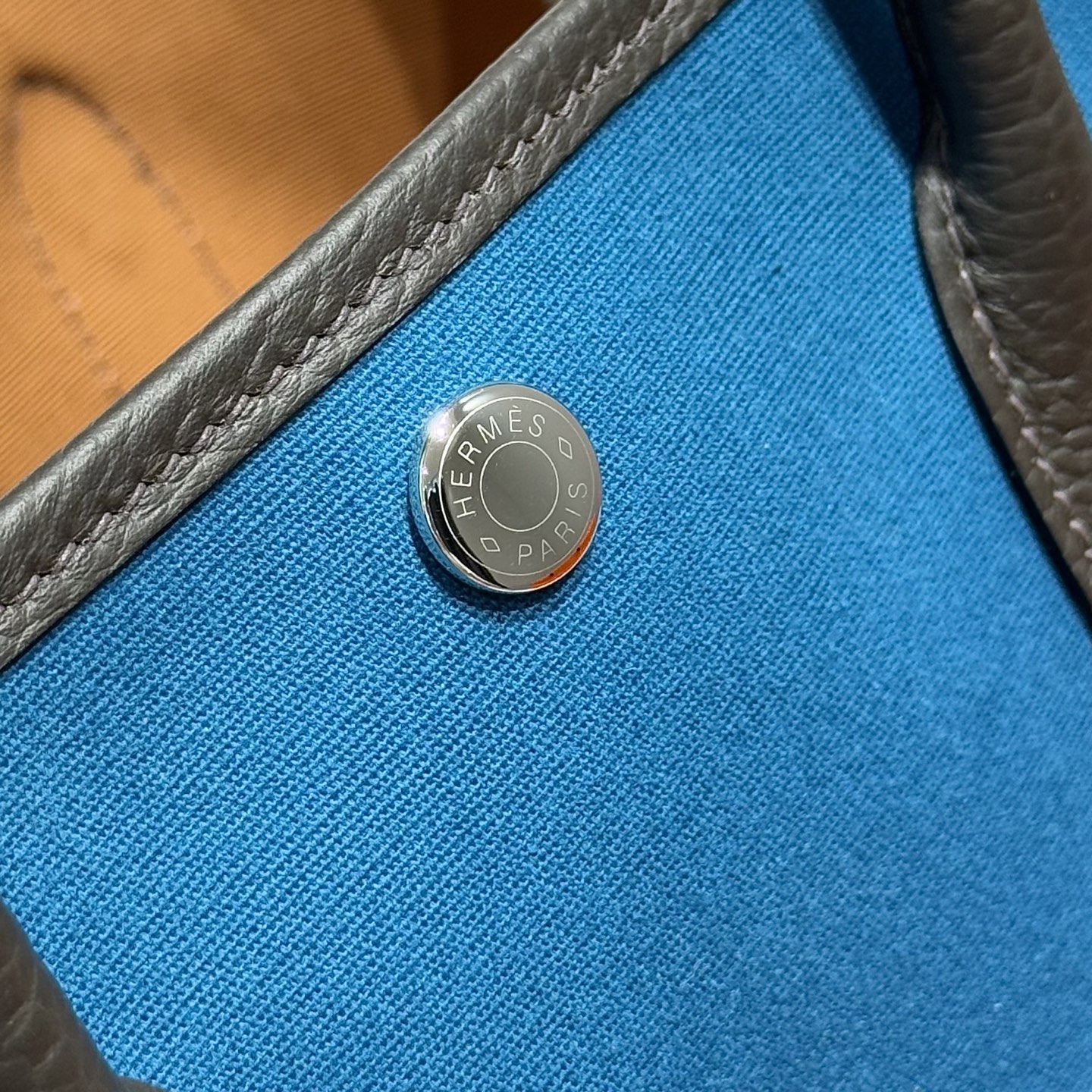Hermès Garden Party 30 Blue & Black Tote Bag | Summer Casual Style 5 i1744860291761 6817 0 3