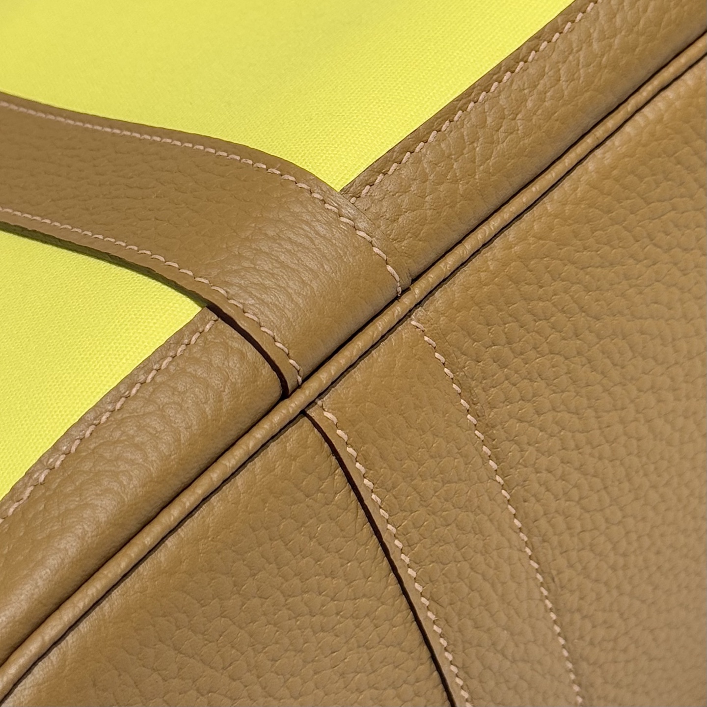 Hermès Garden Party 30 Handbag Naples Yellow Biscuit Color Tote Bag 7 i1744860303880 8509 0 5