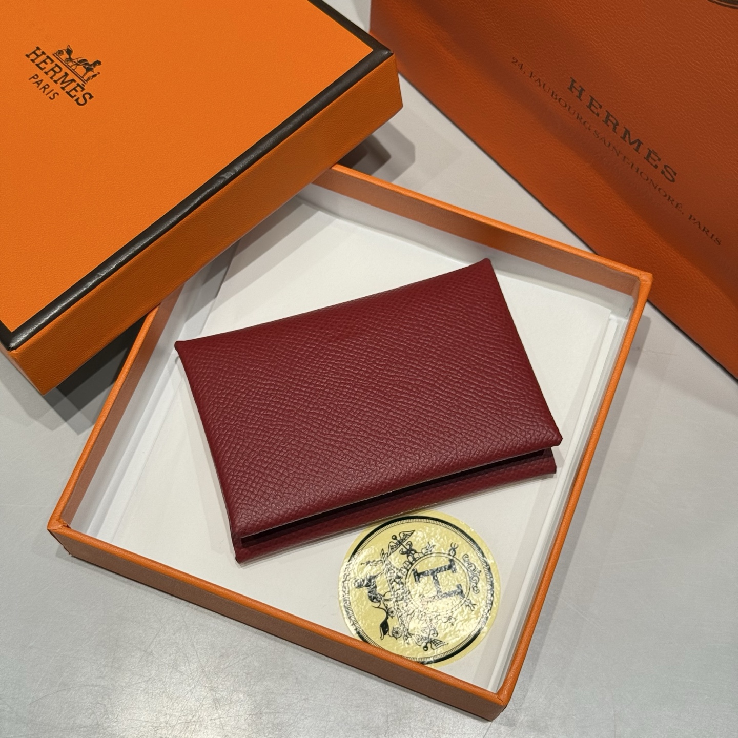 Hermès Calvi Duo Card Holder Epsom Leather Compact Coin & Card Case 1 i1745571027681 8134 0 3