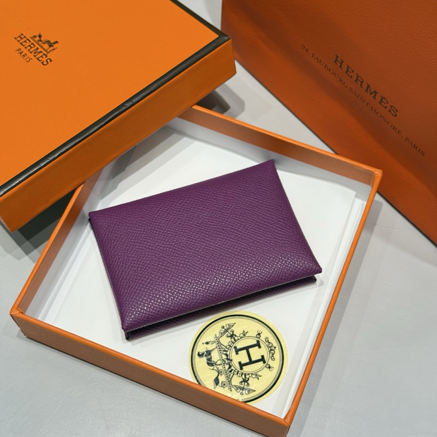 Hermès Calvi Duo Card Holder Epsom Leather Compact Card Case Wallet 2 i1745571301548 1341 0 0