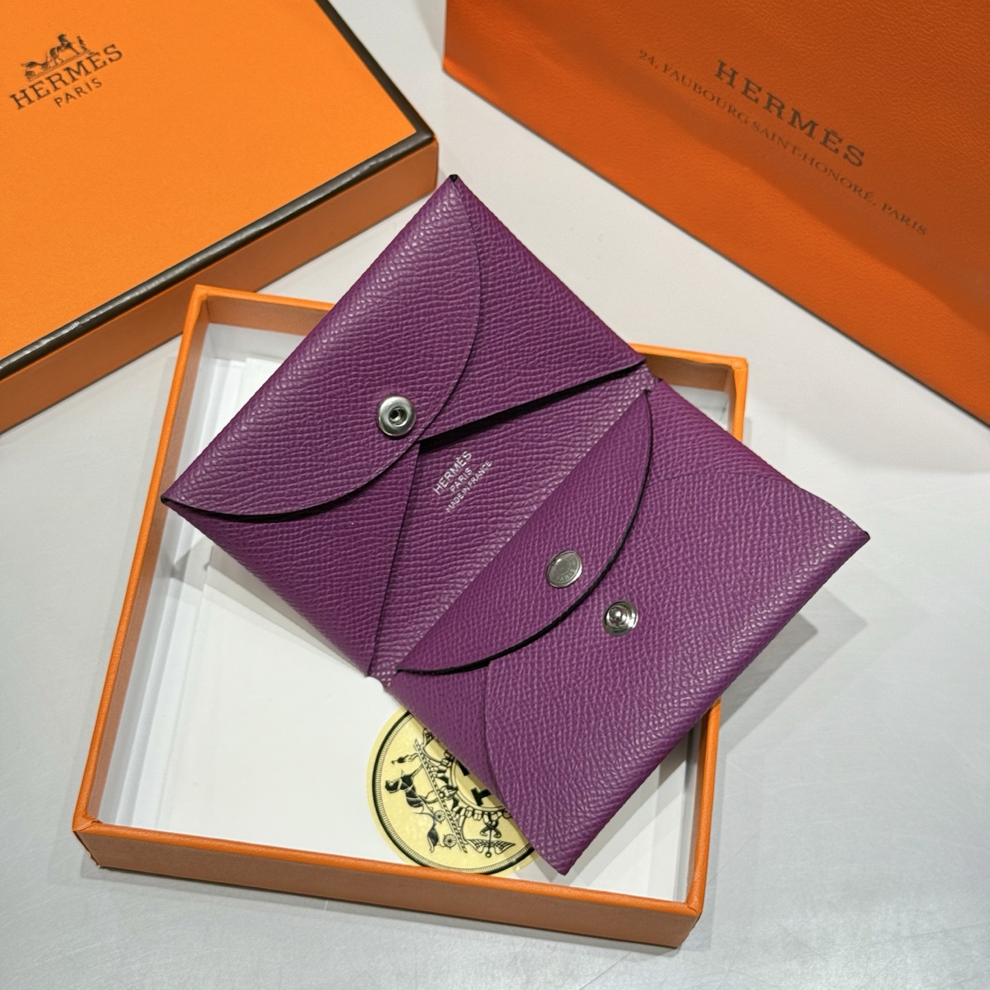 Hermès Calvi Duo Card Holder Epsom Leather Compact Card Case Wallet 3 i1745655081673 4296 0 1
