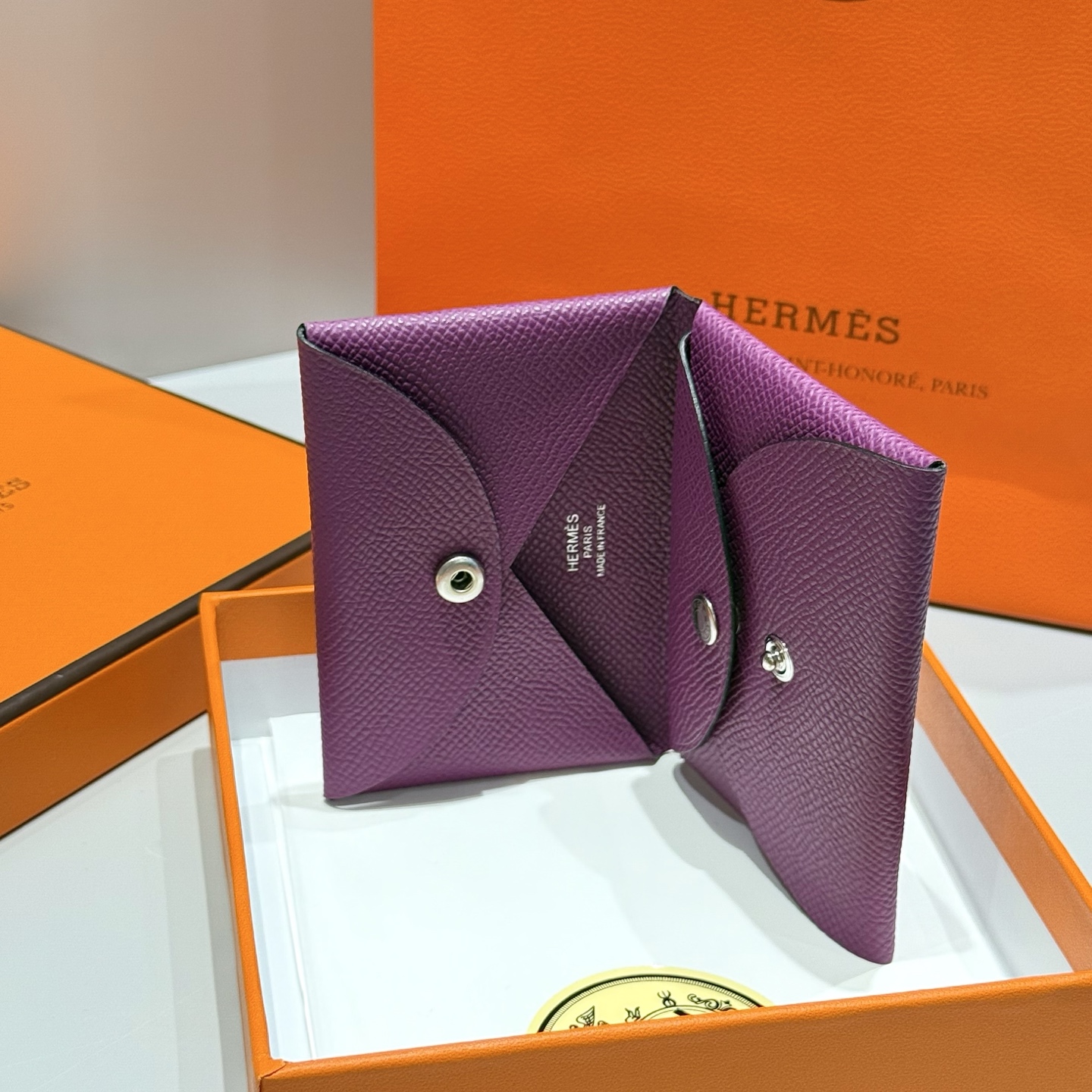 Hermès Calvi Duo Card Holder Epsom Leather Compact Card Case Wallet 4 i1745655081711 3519 0 2