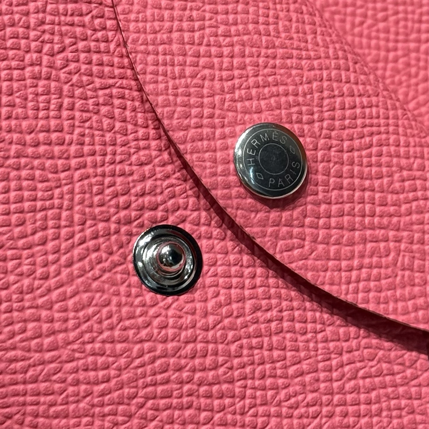 Hermès Calvi Duo Card Holder Epsom Leather - Rose Sakura 6 i1745657487654 501 0 4