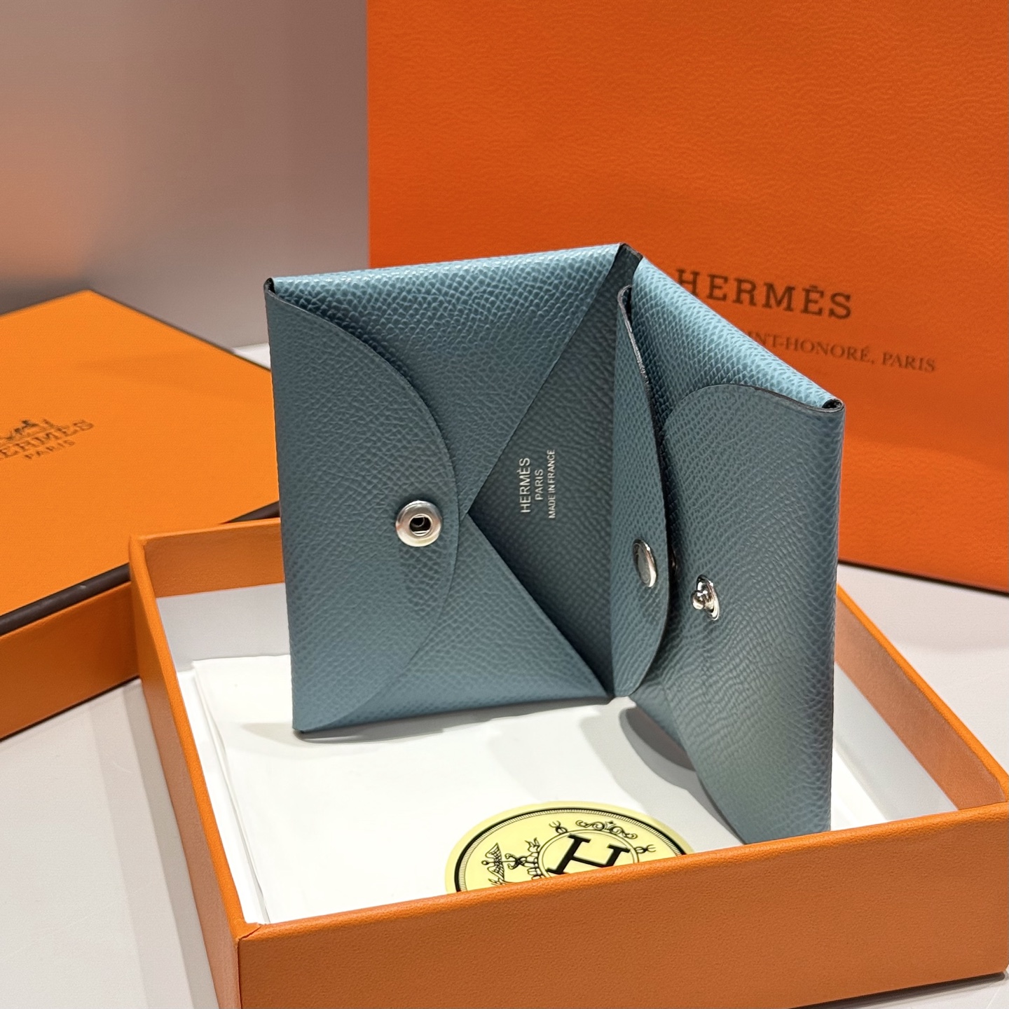 Hermès Calvi Duo Card Holder Epsom Leather - Stylish and Practical 4 i1745658546074 8270 0 2