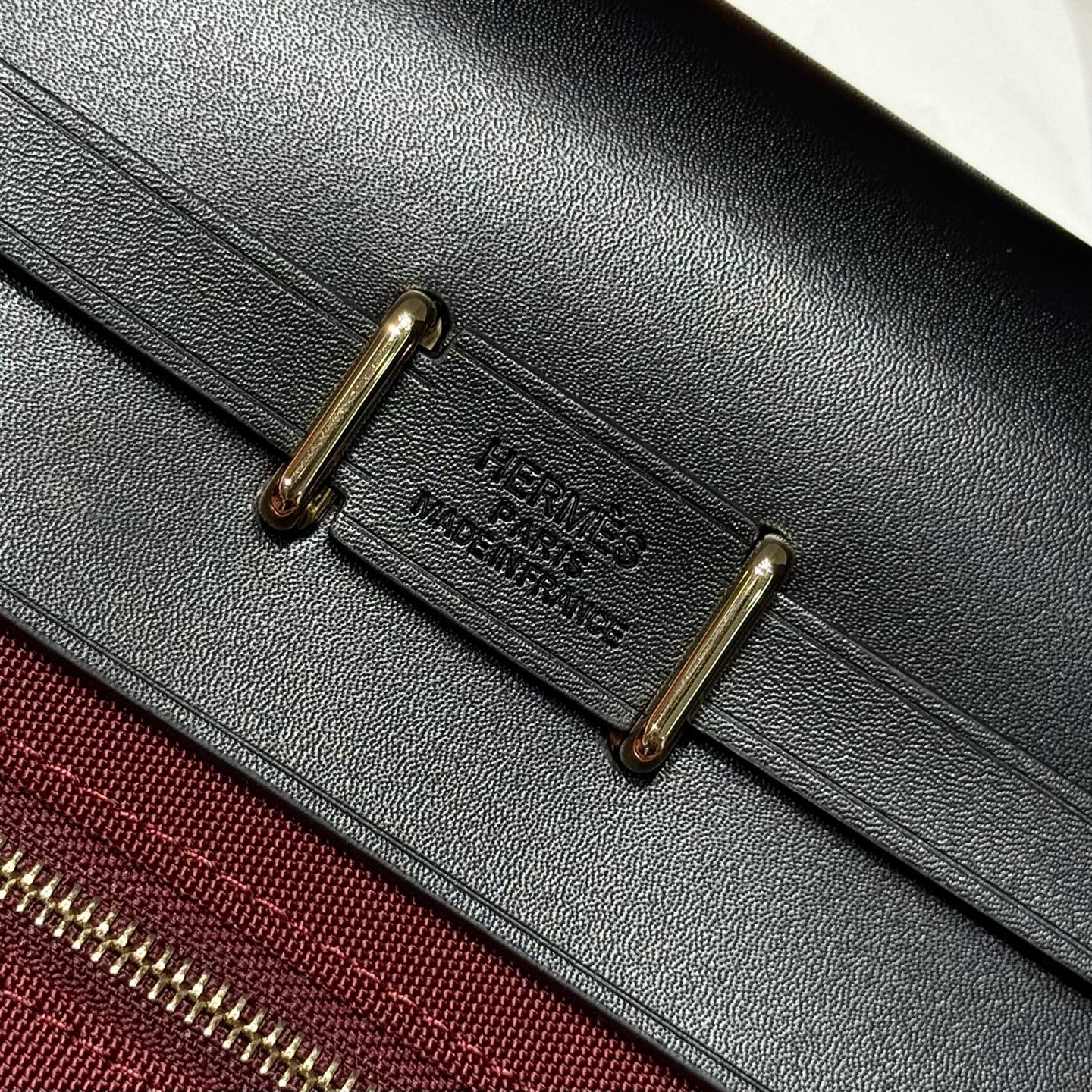 Mini Herbag Saddle Bag, Red and Black, 20cm - Chic & Elegant 5 i1746796555646 6569 0 4