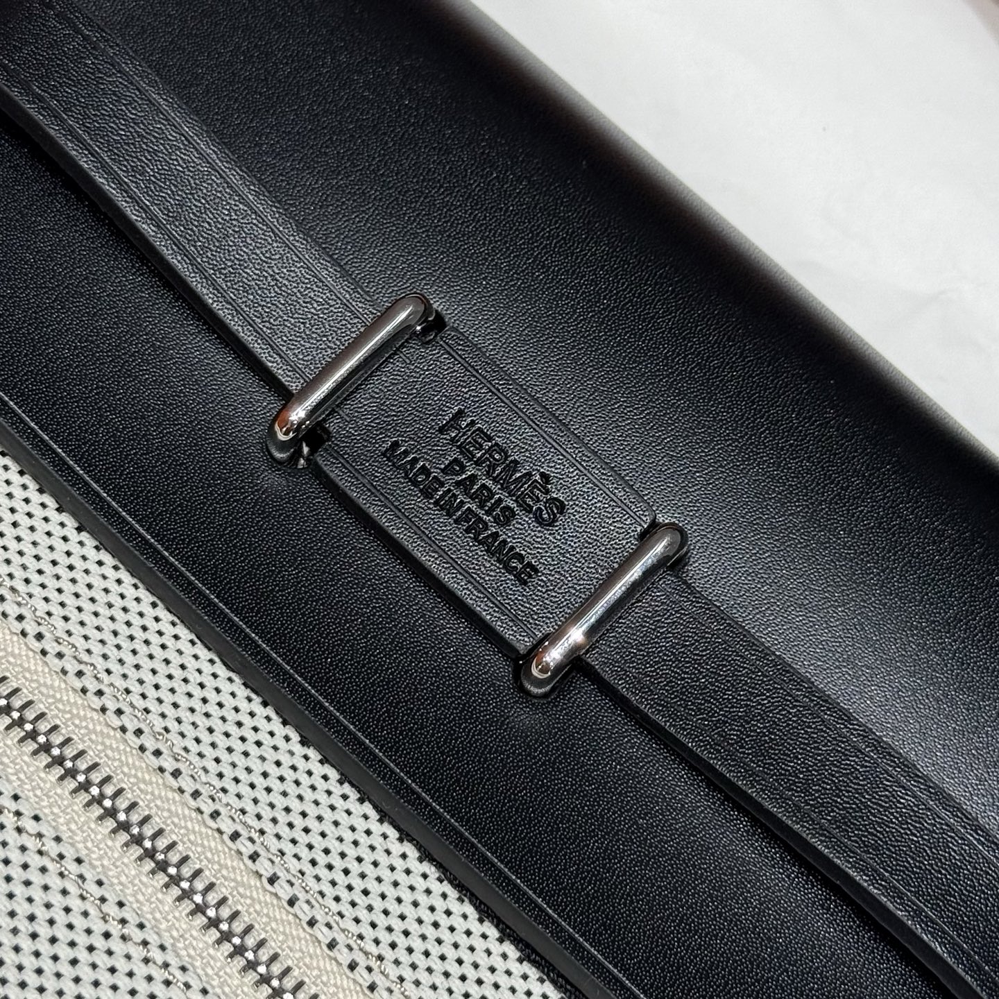 Hermès Mini Herbag Panda Color Black and Silver 20cm Crossbody Bag 5 i1747138853061 9692 0 4