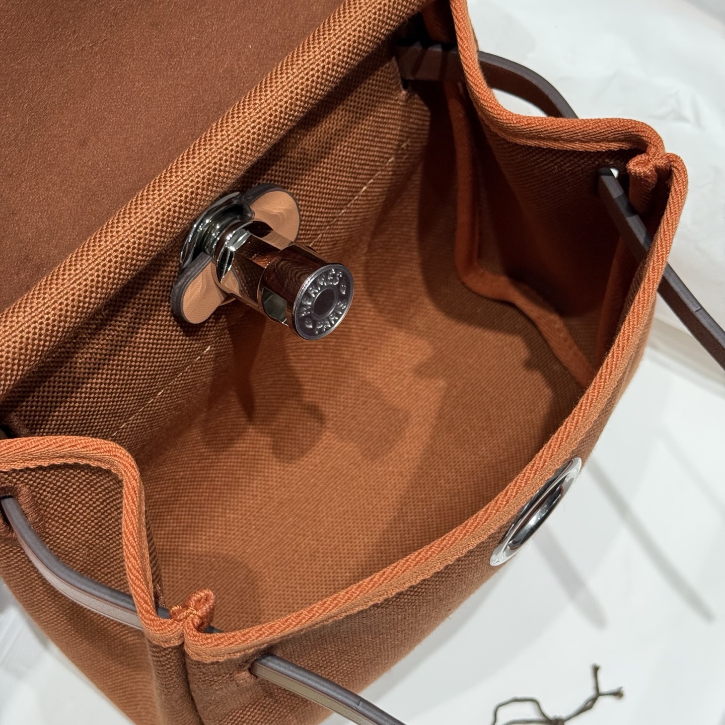 Hermès Mini Herbag 20cm Gold Brown Silver Hardware Crossbody Bag 9 i1747139029059 3268 0 8