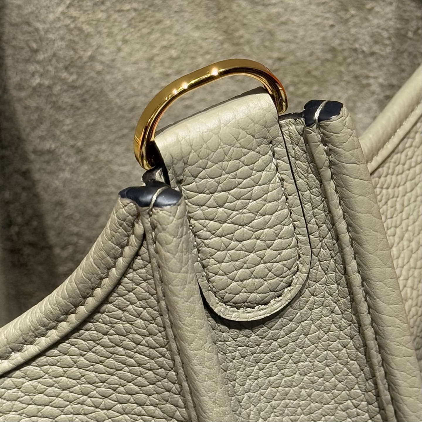 Hermes Evelyne 29 Sage Green TC Leather Crossbody Bag 8 i1753846081519 7478 0 6