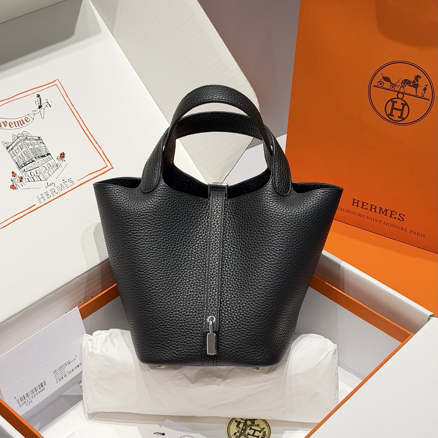 NO:697949,｜Black Silver - - Handmade Size,Hermes,hermes,Hermes,19860909｜黑银  -   - 手工制作 尺寸,爱马仕,hermes,Hermes,,Bag