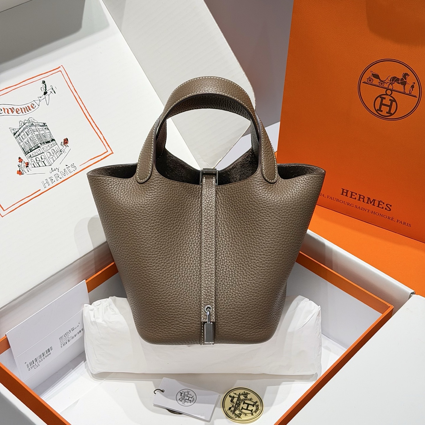 NO:697948,｜Elephant Gray - - Handmade Size,Hermes,hermes,Hermes,19860909｜大象灰  -   - 手工制作 尺寸,爱马仕,hermes,Hermes,,Bag