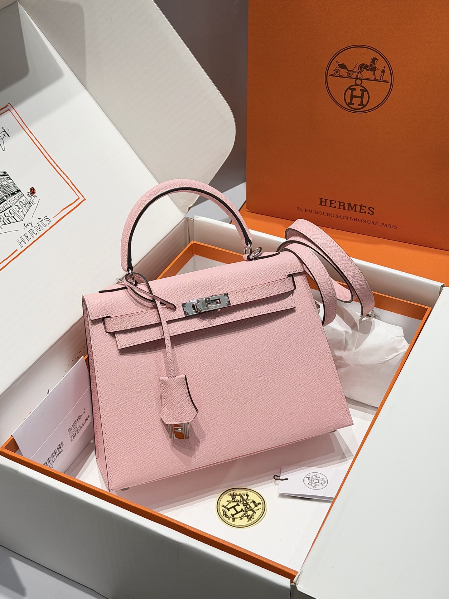 NO:811765,3Q pink silver imported cowhide hand-stitched details display, Hermes, hermes, cowhide, Hermes,198609093Q粉 银  进口牛皮 手工缝制细节展示,爱马仕,hermes,cowhide,Hermes,,Bag
