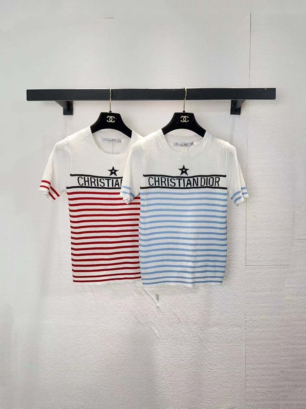 NO:752302,Dior Dior striped short-sleeved SML,,dior,dior,T-shirt,19860909Dior迪奥条纹短袖SML,,dior,dior,T-shirt,,Women's clothing