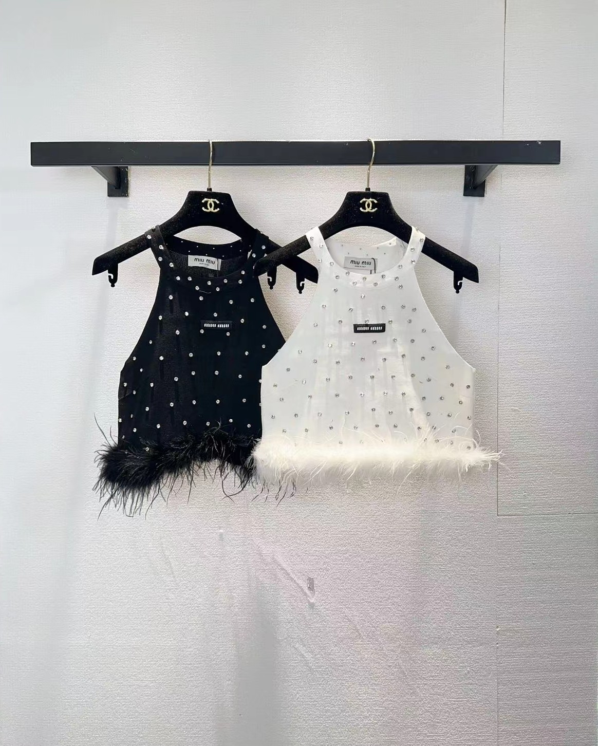 NO:753257,miumiu two-color vest,,miumiu,19860909miumiu两色背心,,miumiu,,Women's clothing