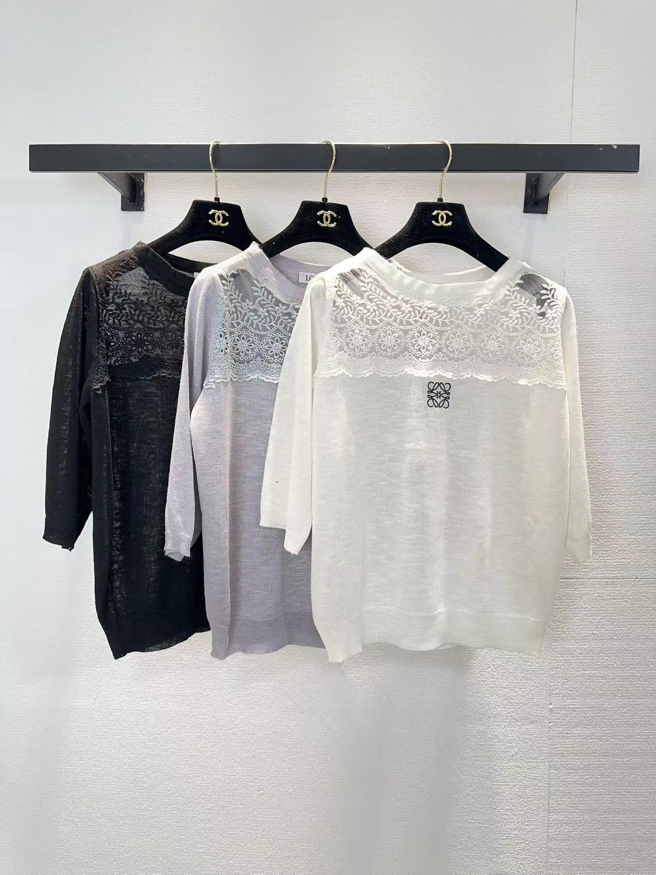 NO:762009,Loewe three-color short-sleeved SML,,loewe,T-shirt,19860909罗意威三色短袖SML,,loewe,T-shirt,,Women's clothing