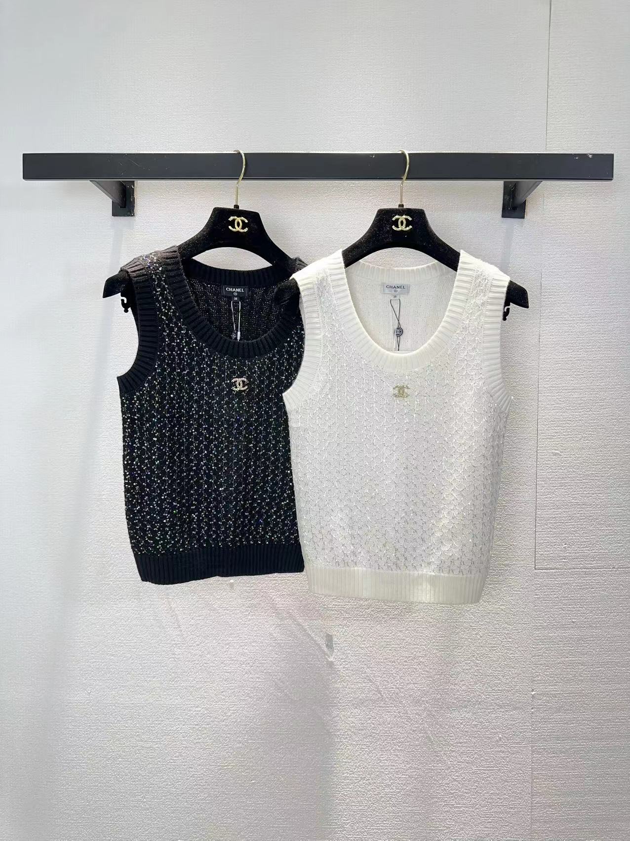 NO:762004,chanel Chanel two-color vest SML,,chanel,chanel,19860909chanel香奈儿两色背心SML,,chanel,chanel,,Women's clothing
