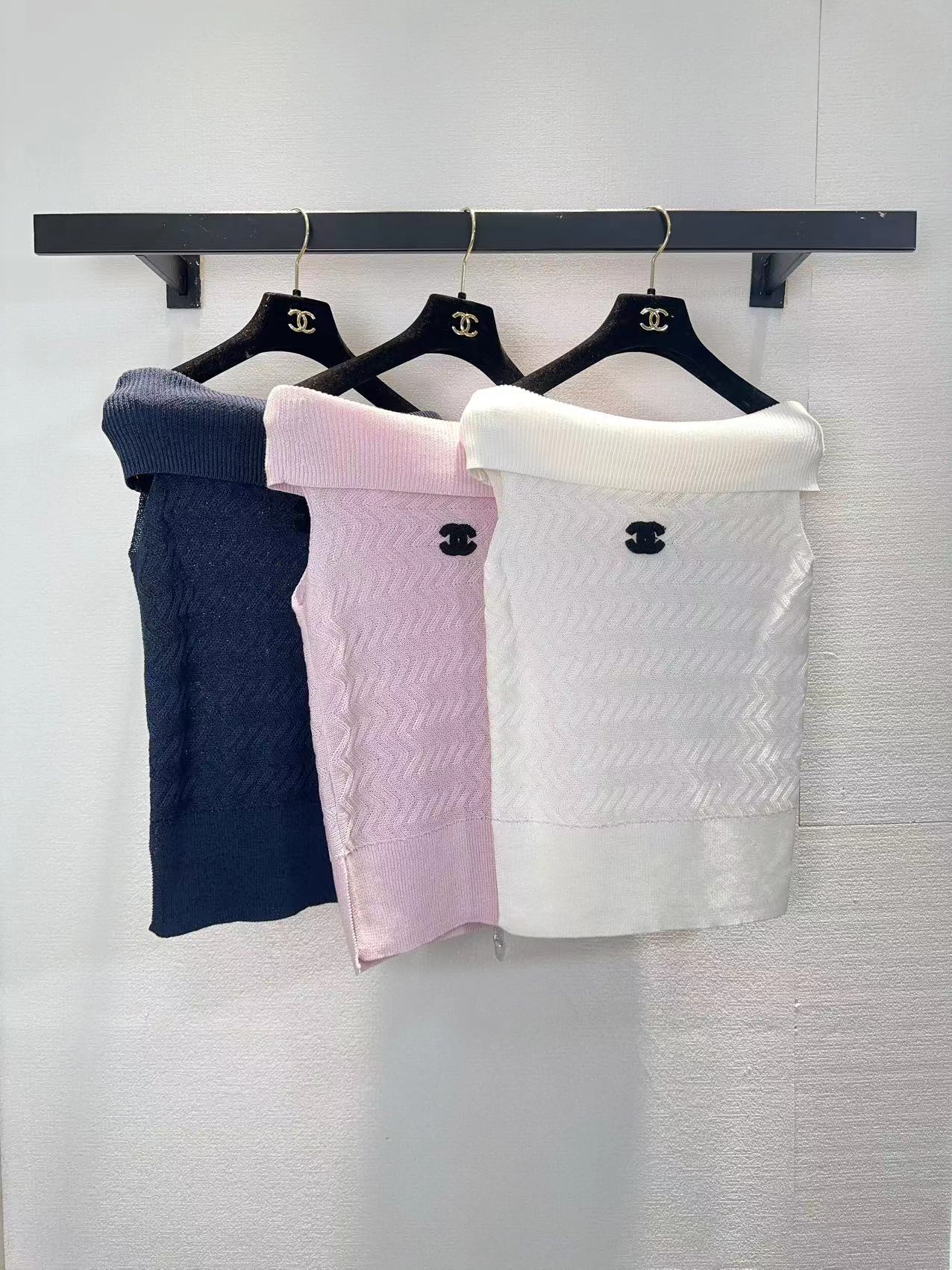 NO:761971,chanel Chanel three-color one-shoulder vest SML,,chanel,chanel,19860909chanel香奈儿三色一字肩背心SML,,chanel,chanel,,Women's clothing