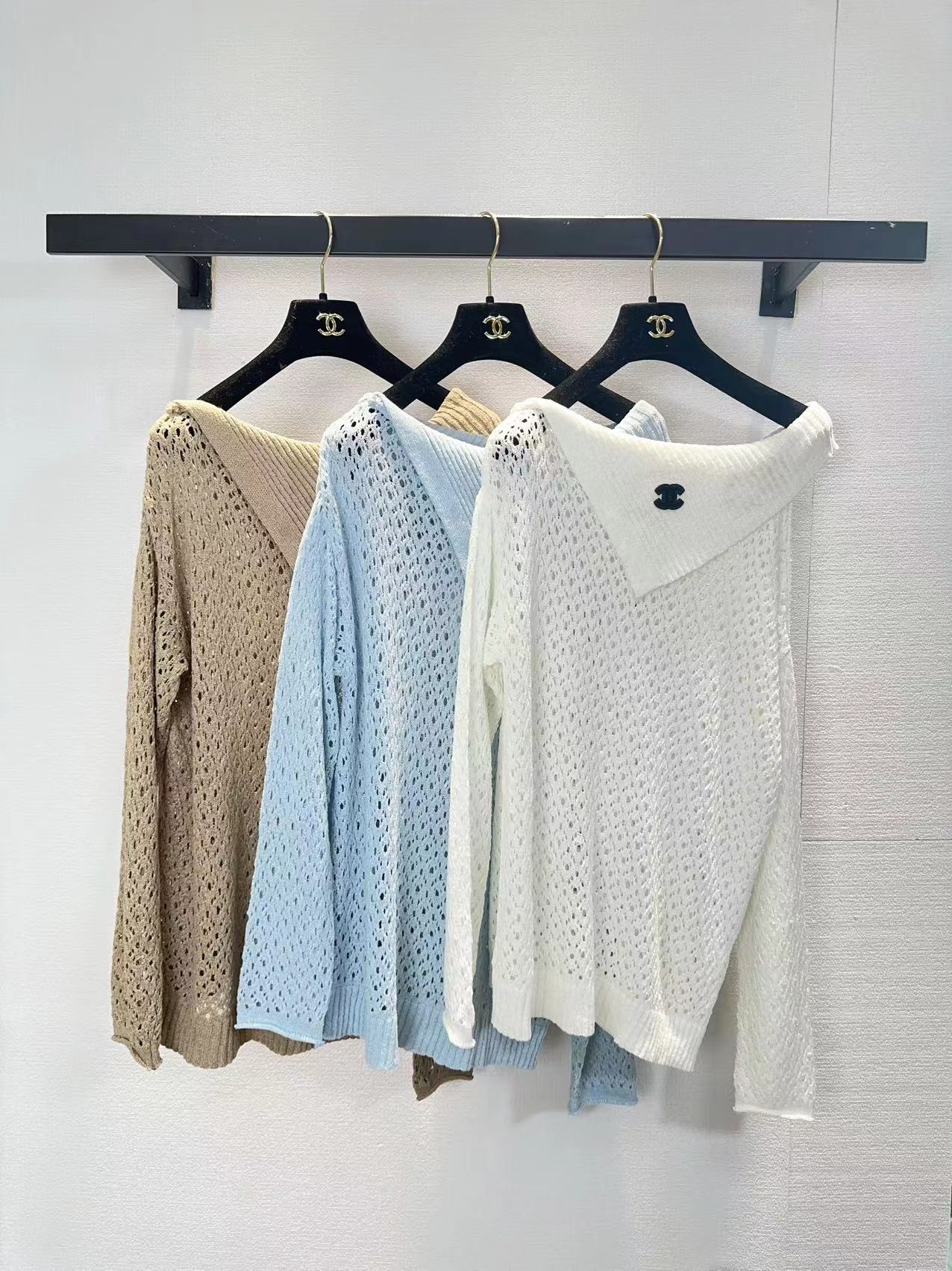 NO:761947,chanel Chanel three-color hollow long-sleeved SML,,chanel,chanel,19860909chanel香奈儿三色镂空长袖SML,,chanel,chanel,,Women's clothing