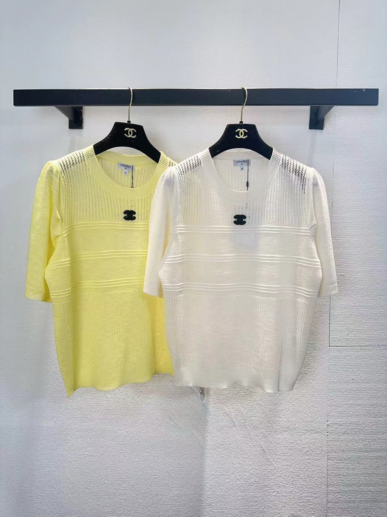 NO:761933,chanel Chanel two-color short-sleeved,,chanel,chanel,T-shirt,19860909chanel香奈儿两色短袖,,chanel,chanel,T-shirt,,Women's clothing