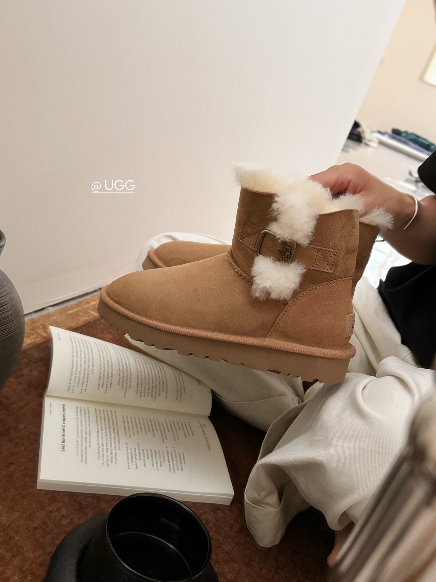 new栗色实拍Ugg