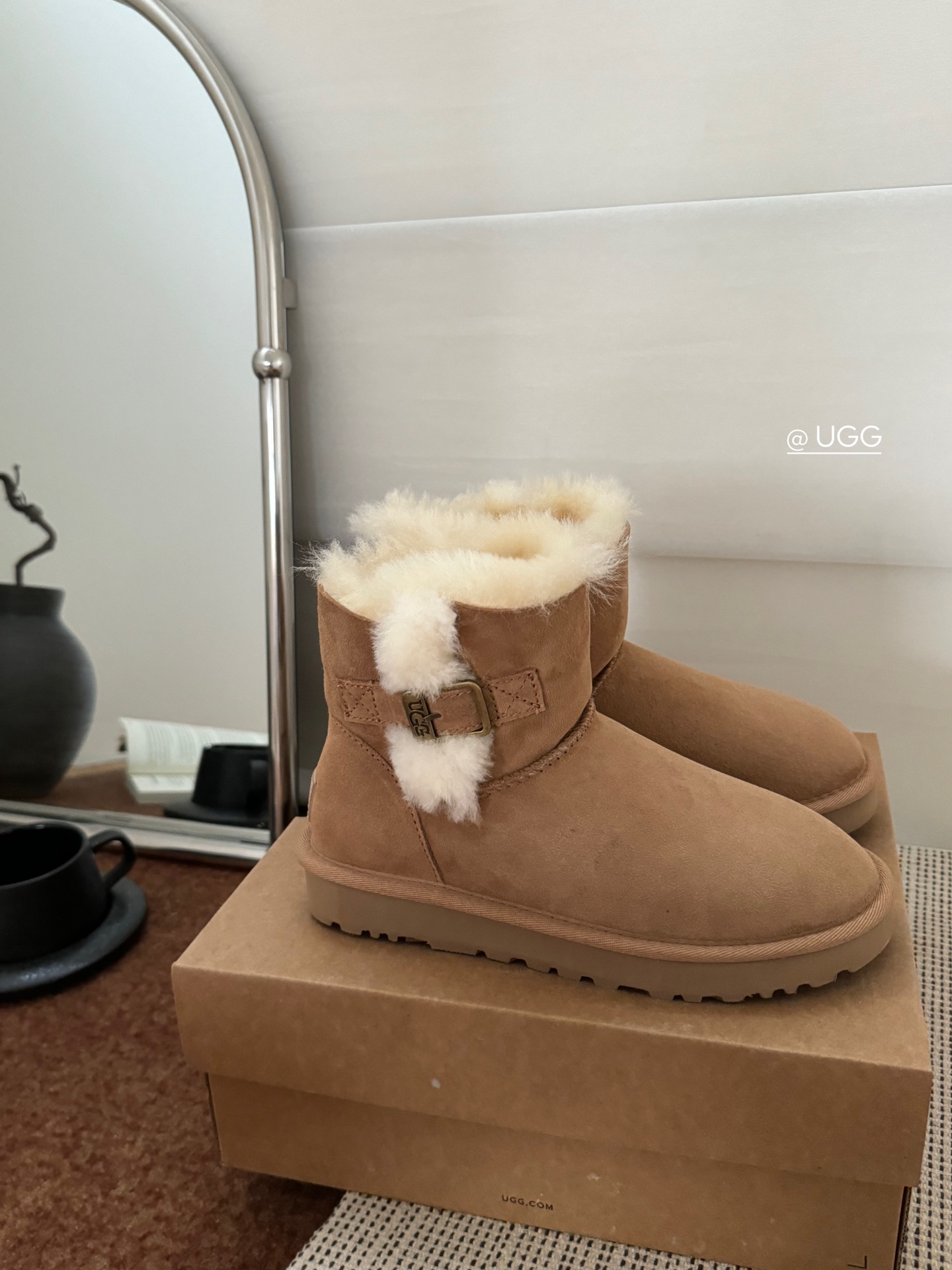 new栗色实拍Ugg