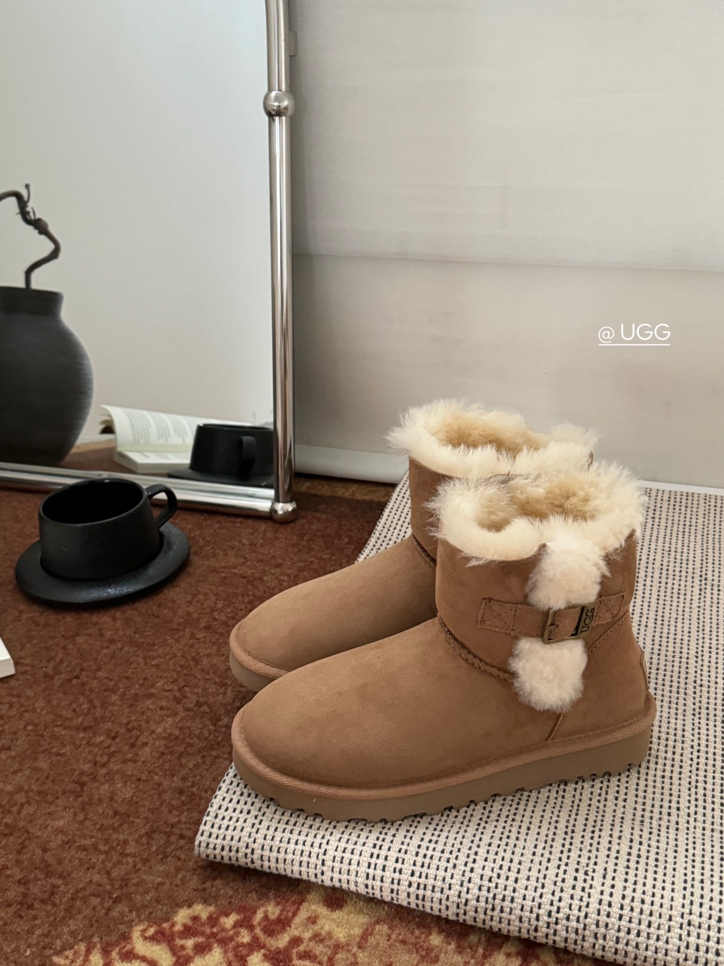 new栗色实拍Ugg