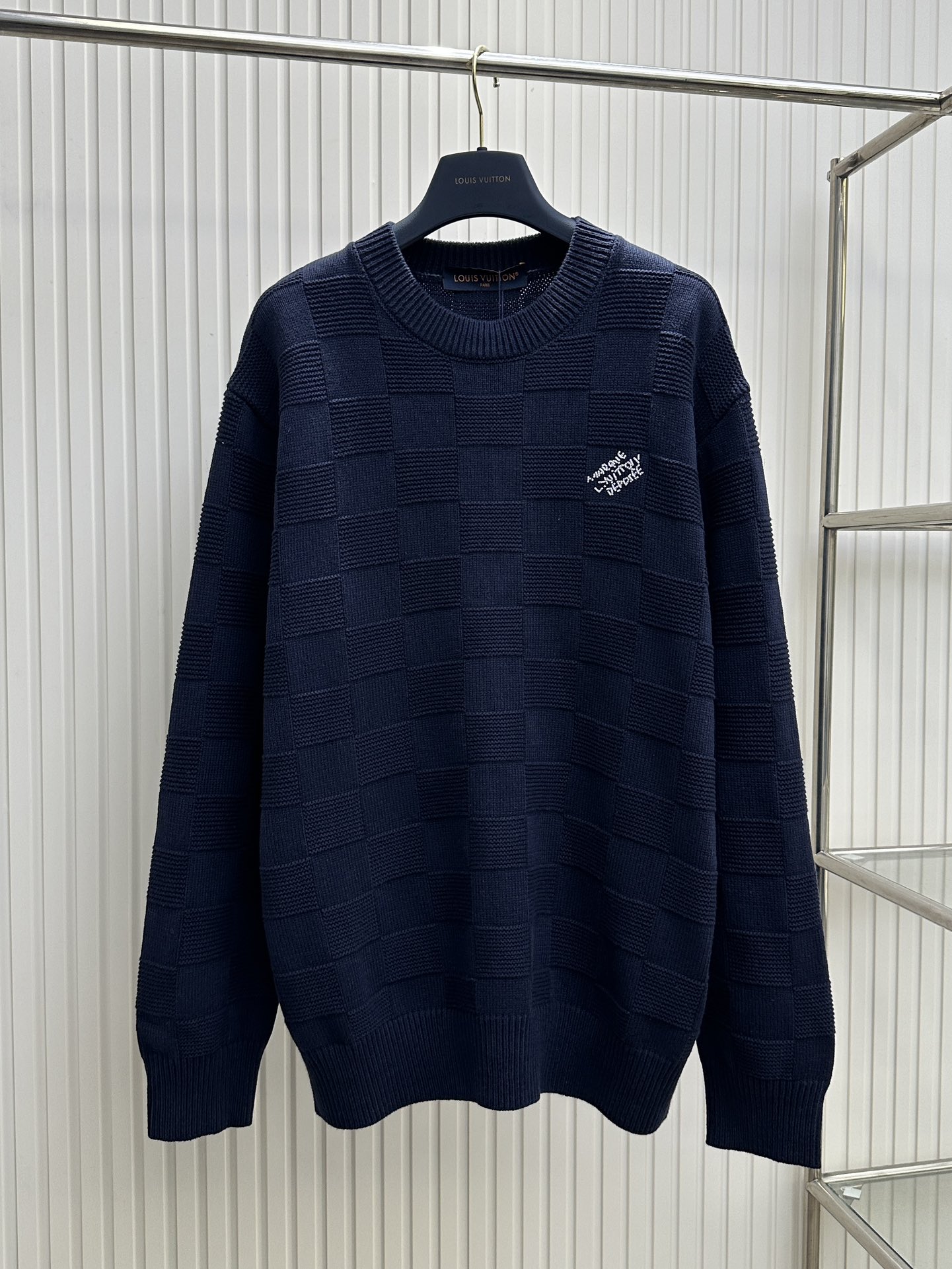 Louis Vuitton Clothing Sweatshirts Lattice Cotton Wool