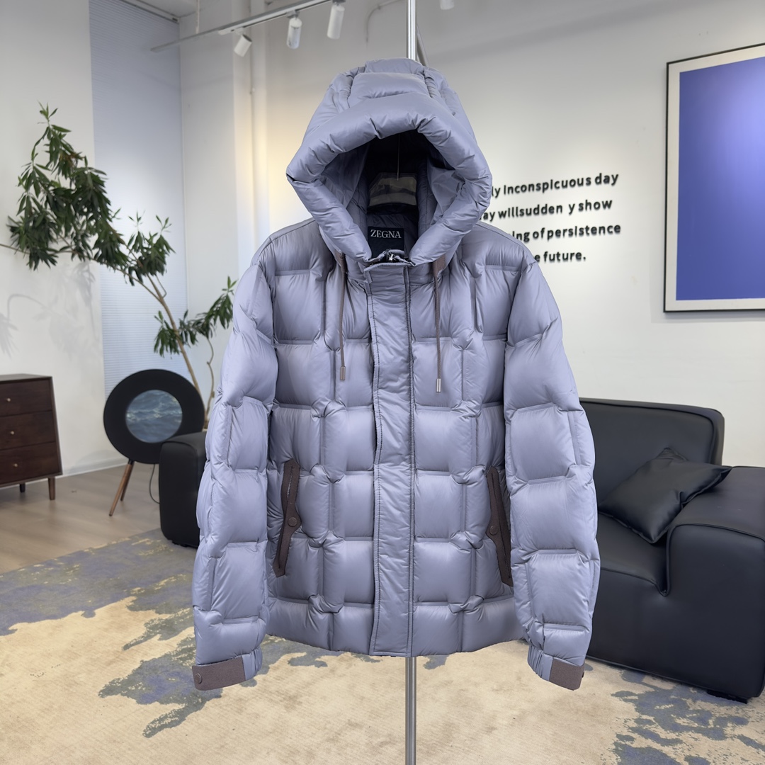 #正品级：𝐙𝐄𝐆𝐍𝐀 ｜杰尼亚 户外连帽羽绒服#Z01#𝗦𝗶𝘇𝗲：48# 50# 52# 54# 56#