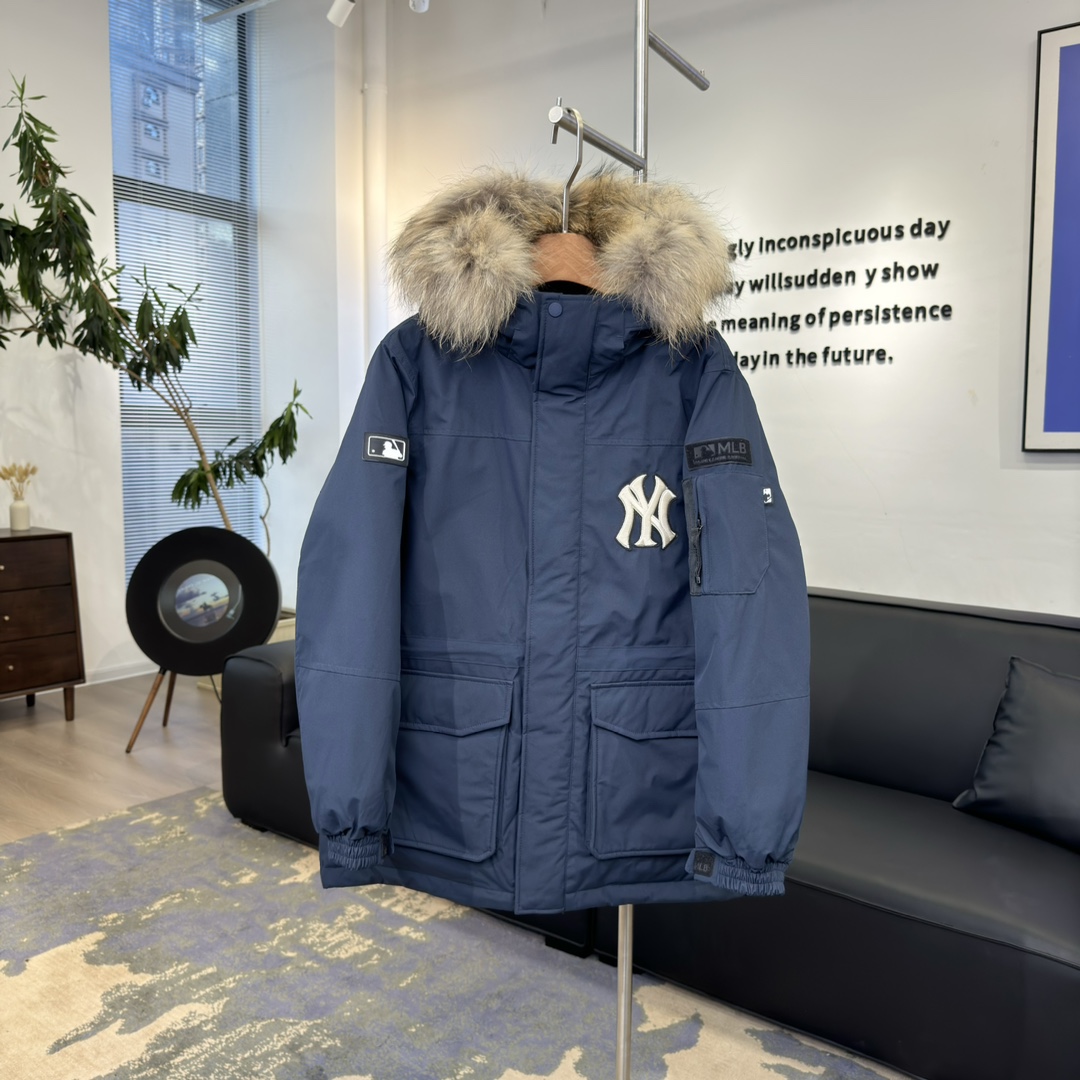 Fake High Quality
 New York Yankees Clothing Down Jacket Black Blue Green White Unisex Women