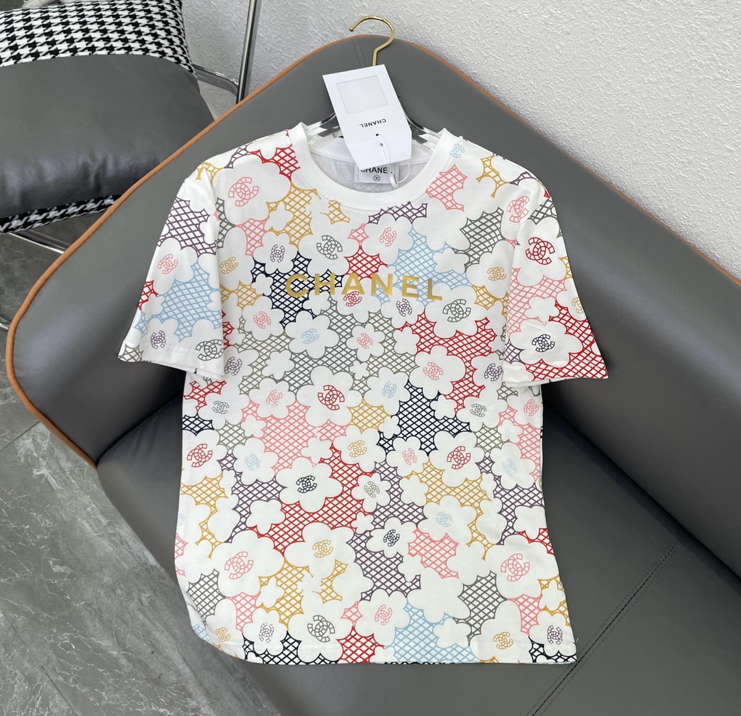 Chanel Clothing T-Shirt Bronzing Spring/Summer Collection
